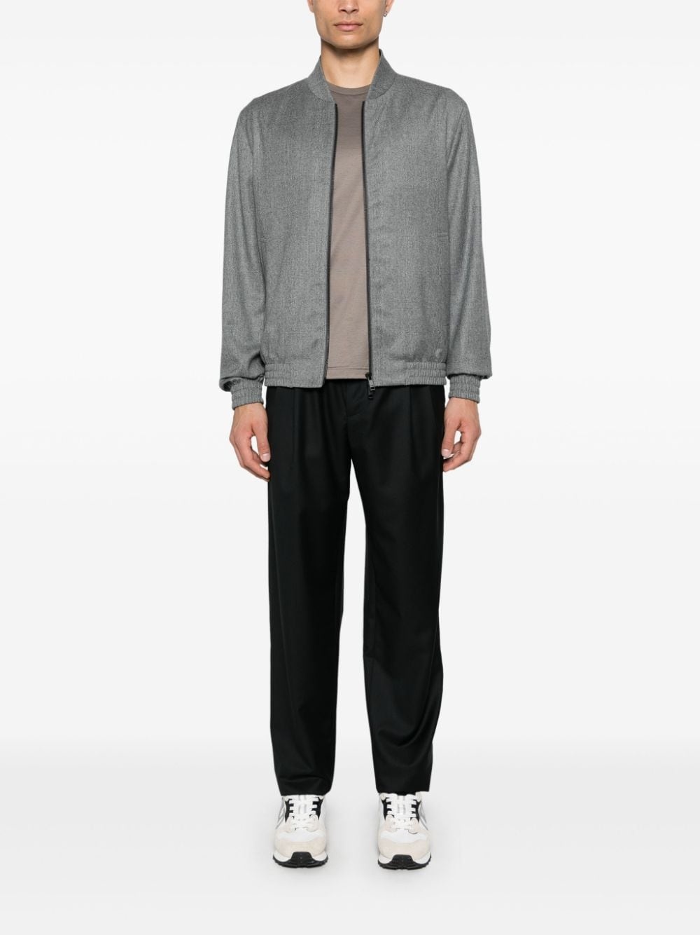 wool bomber jacket - 2