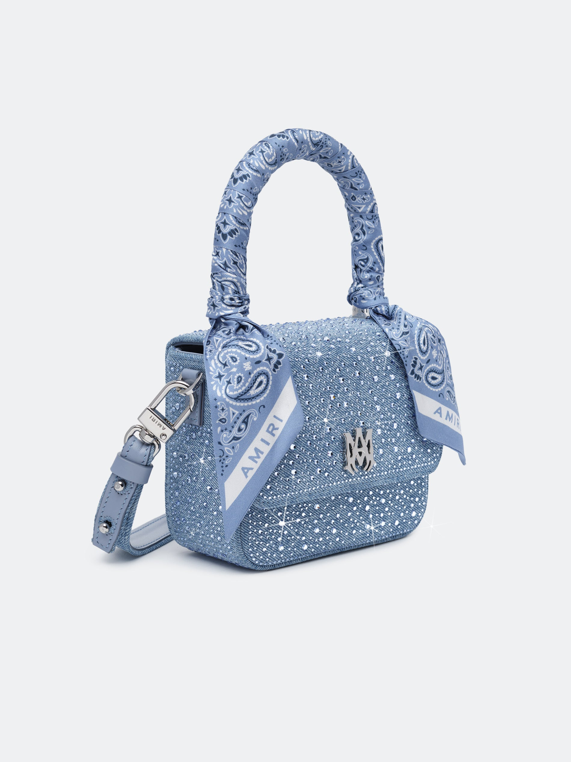 CRYSTAL DENIM MICRO MA BAG - 7