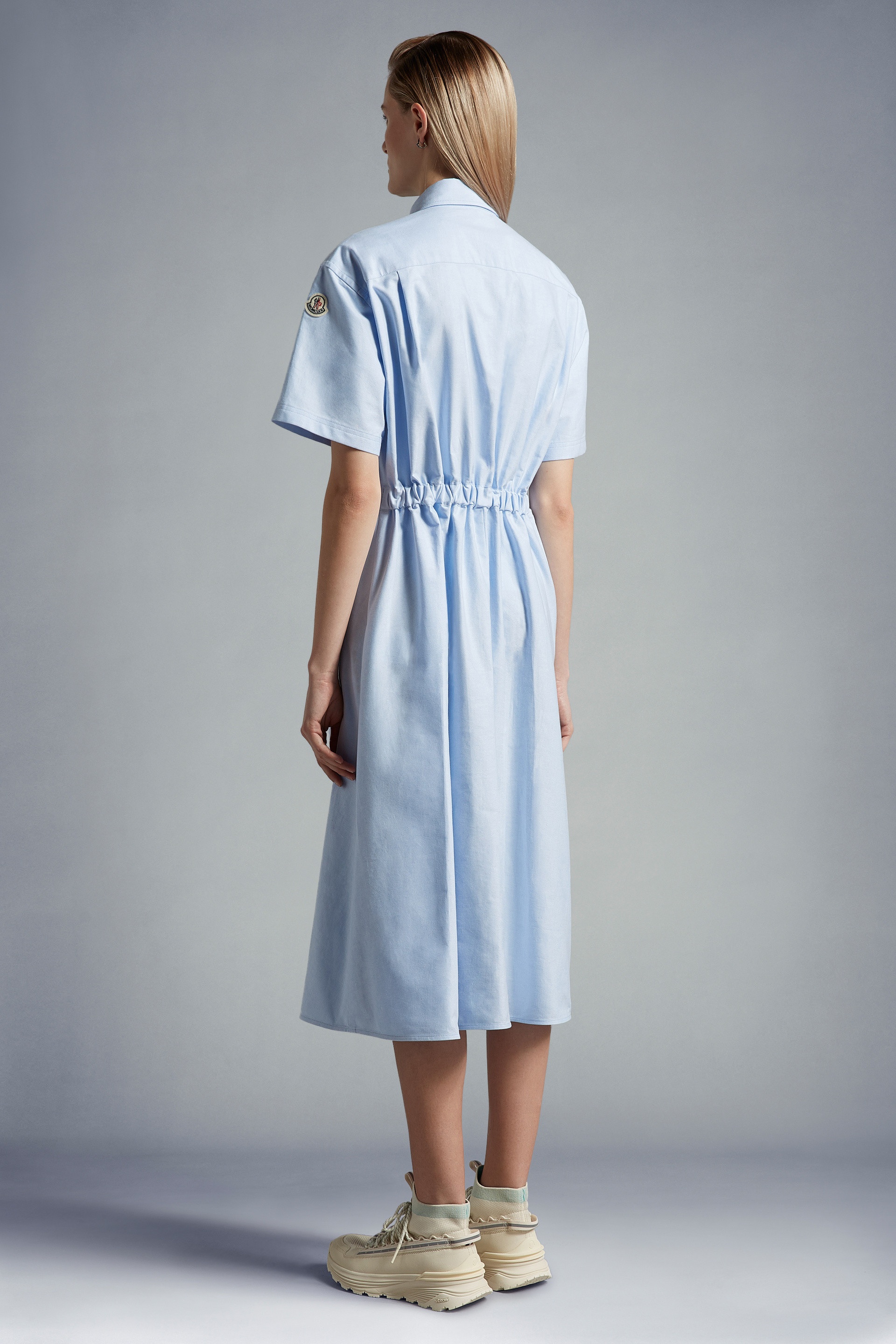 Cotton Shirt Dress - 5