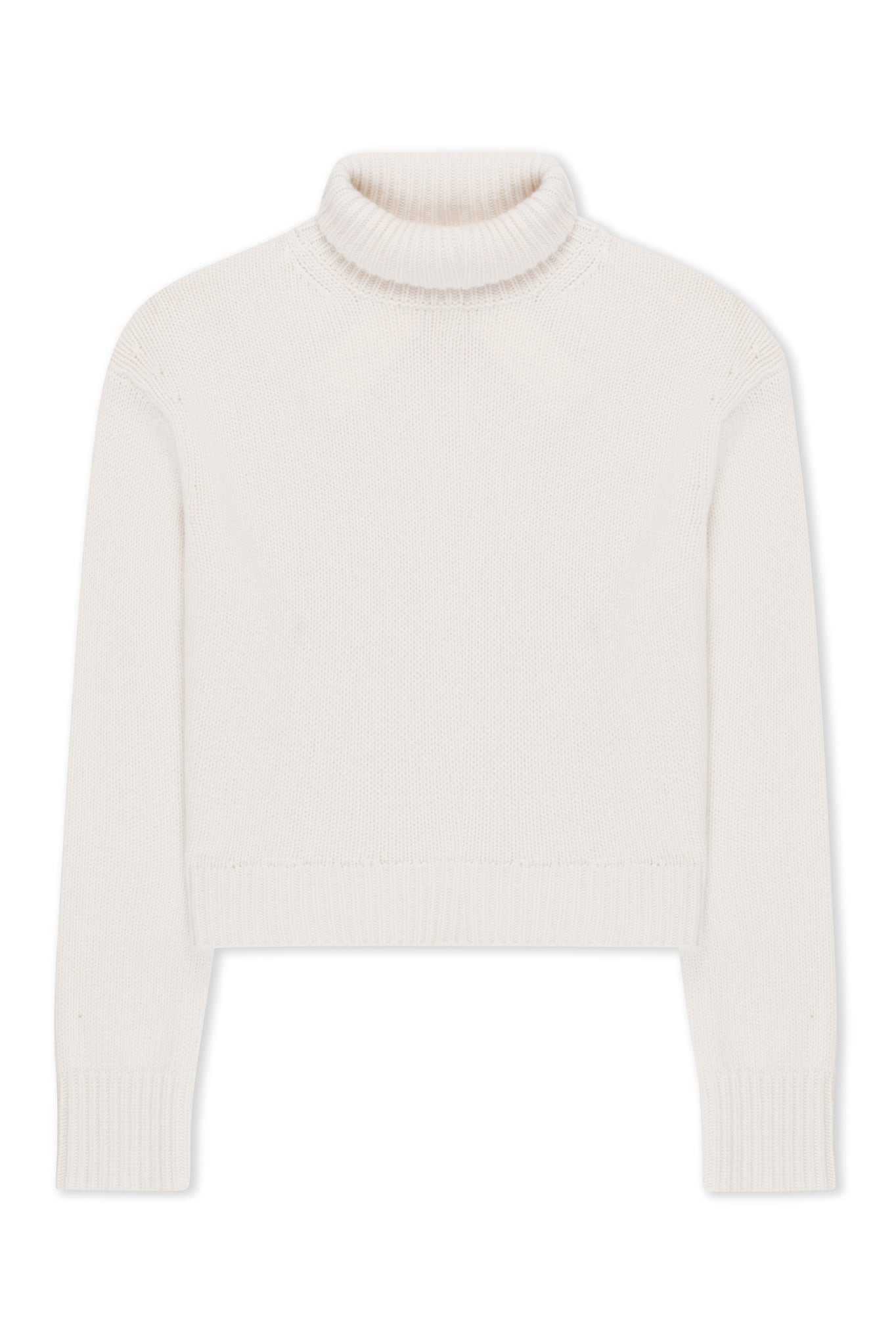 CHALK HEAVY CASHMERE TURTLENECK SWEATER - 8