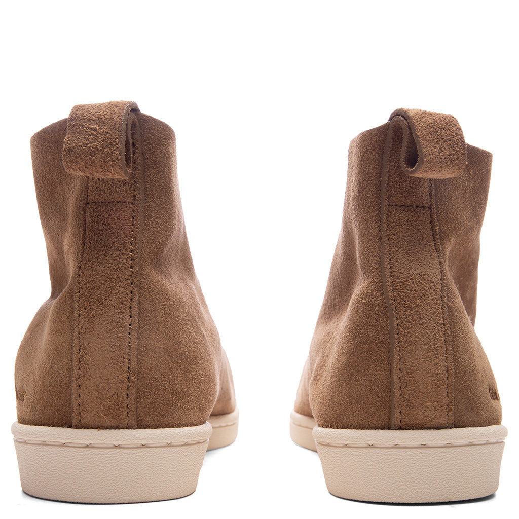 ADIDAS ORIGINALS X WALES BONNER SUPERSTAR HI - SUPPLIER COLOUR/CORE WHITE/NIGHT BROWN - 4