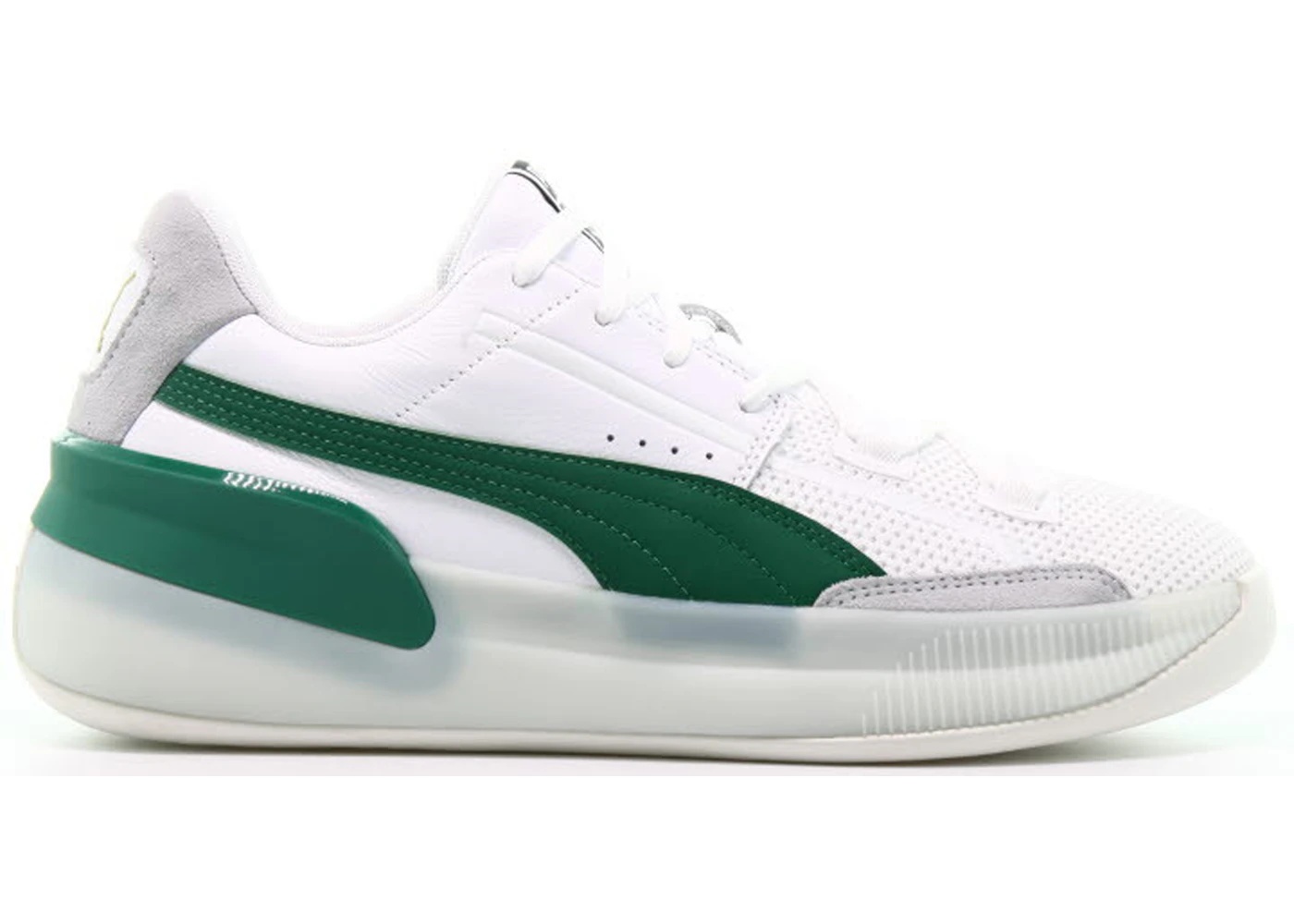 Puma Clyde Hardwood White Green - 1