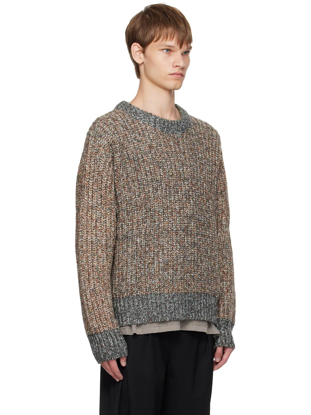 Brown Oversized Sweater - 2
