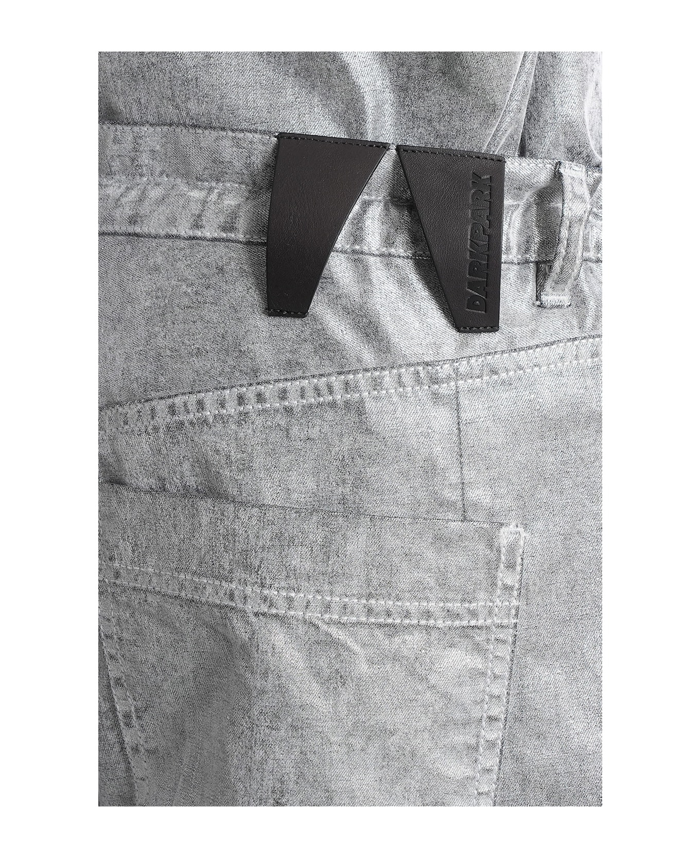 Iris Jeans In Grey Denim - 5