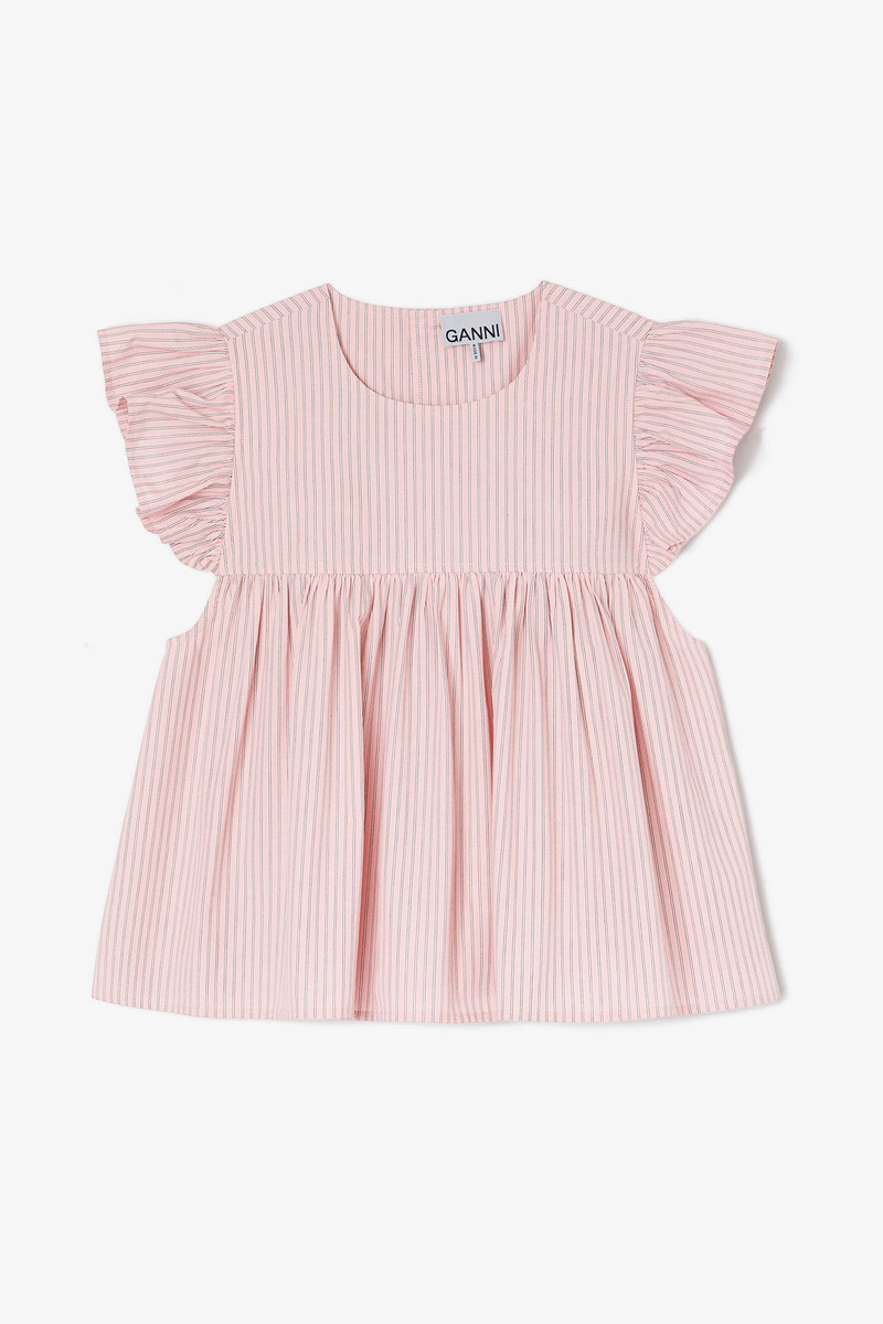PINK FRILL SLEEVE TOP 1