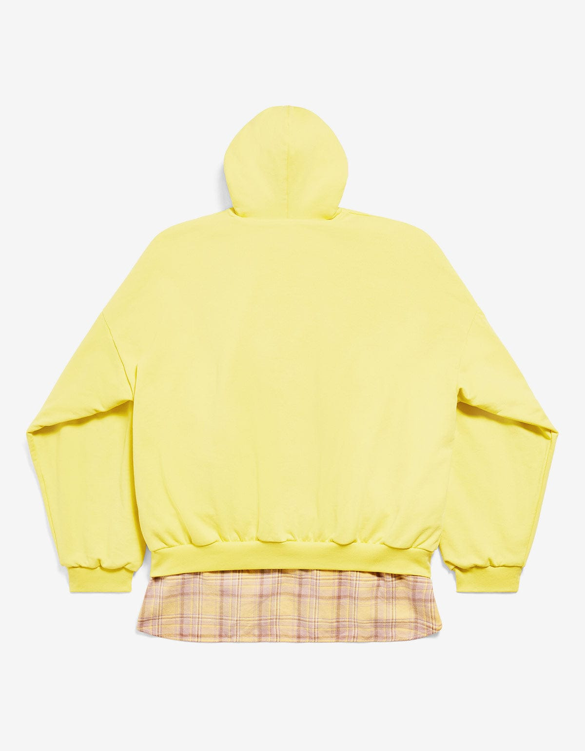 Balenciaga Yellow Unity Sports Icon Layered Hoodie - 2