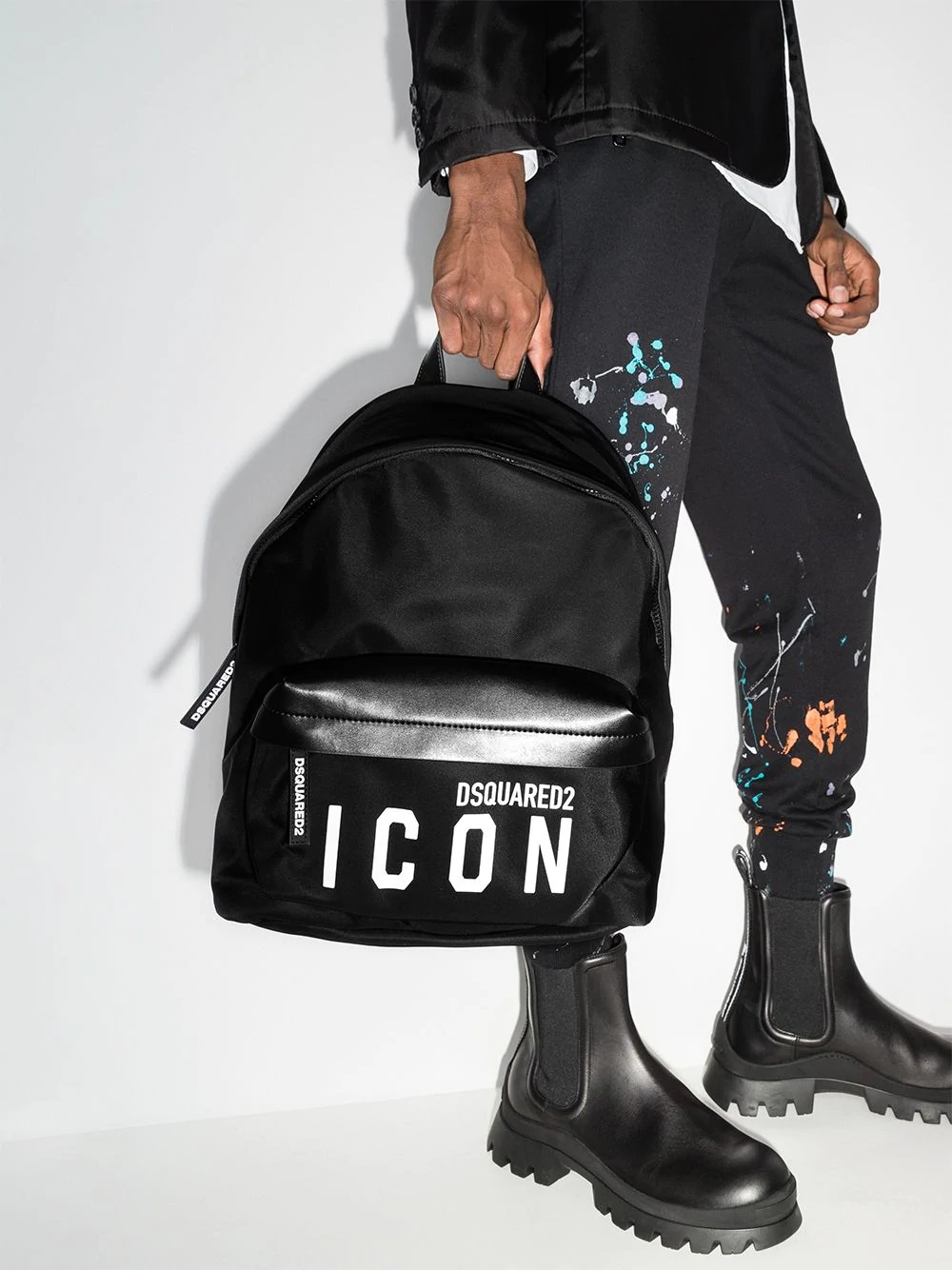 Icon logo-print backpack - 2