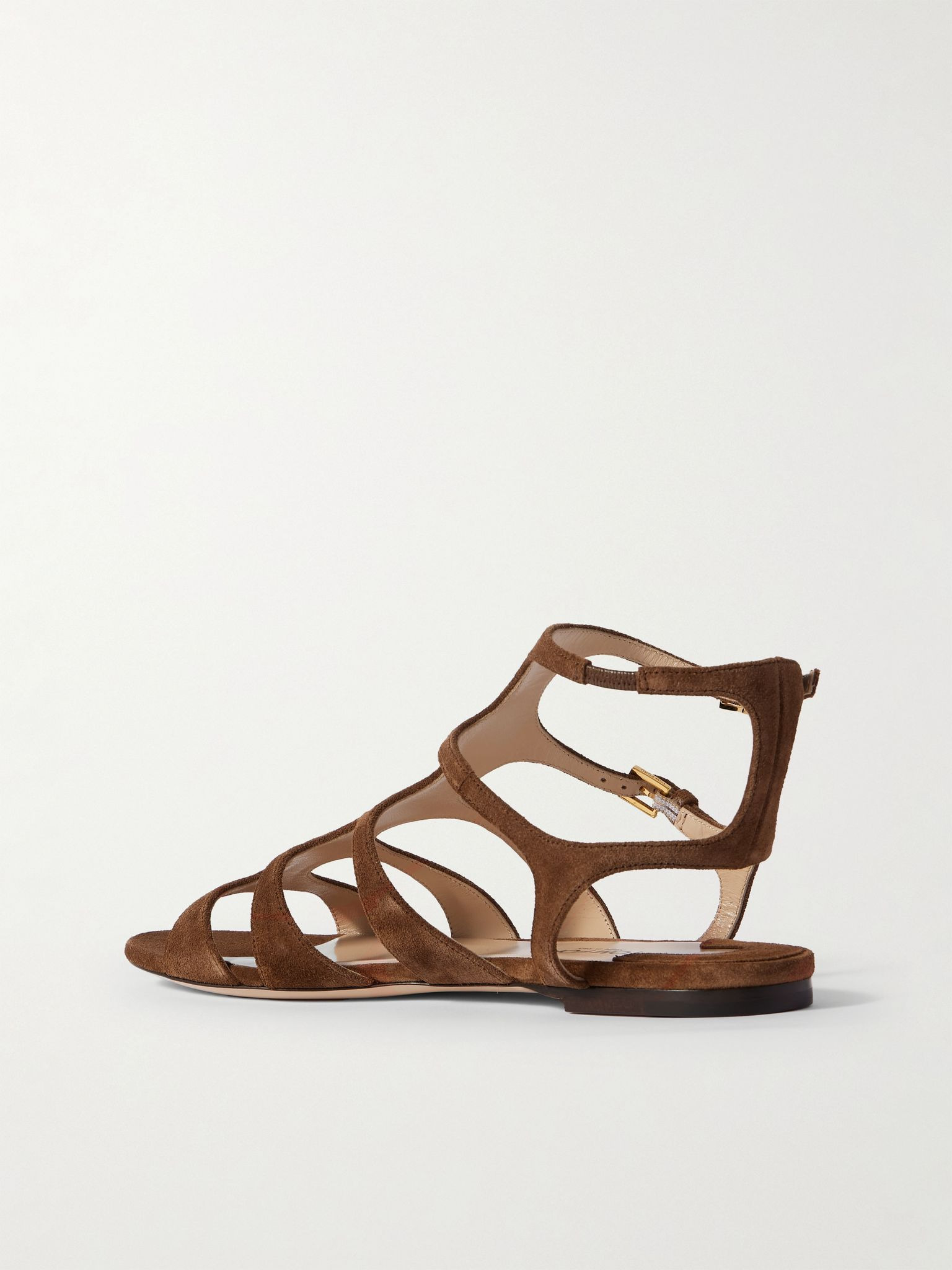 Paradise cutout suede sandals Tan - 3