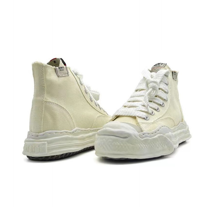 Maison MIHARA YASUHIRO OG OVER DYE HITOP 'Beige' A05FW705-BEIGE - 3