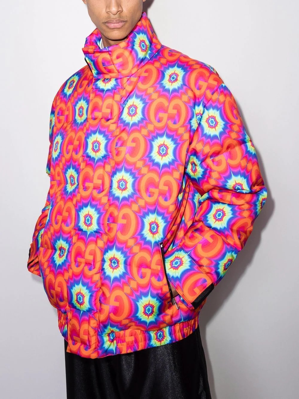 GG kaleidoscope padded jacket - 2