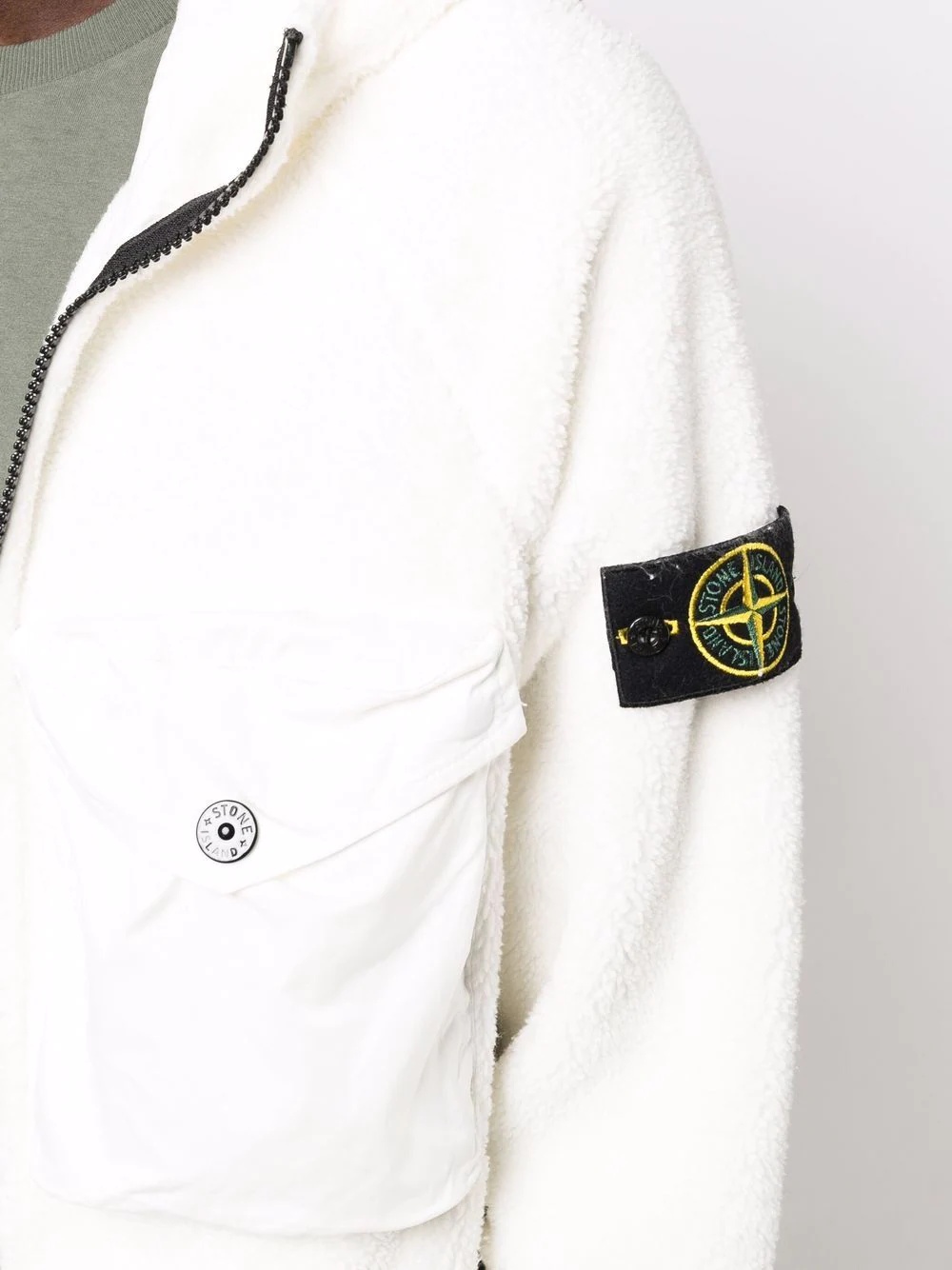 Compass-patch fleece jacket - 5