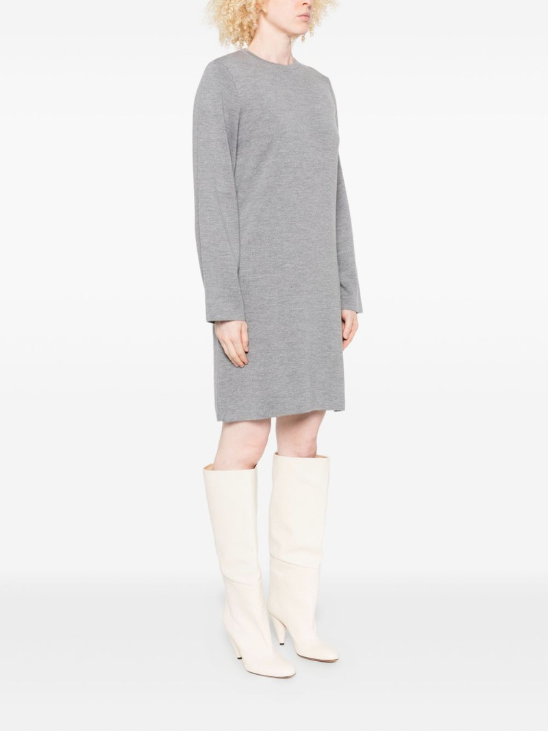 crew-neck wool midi dress 3