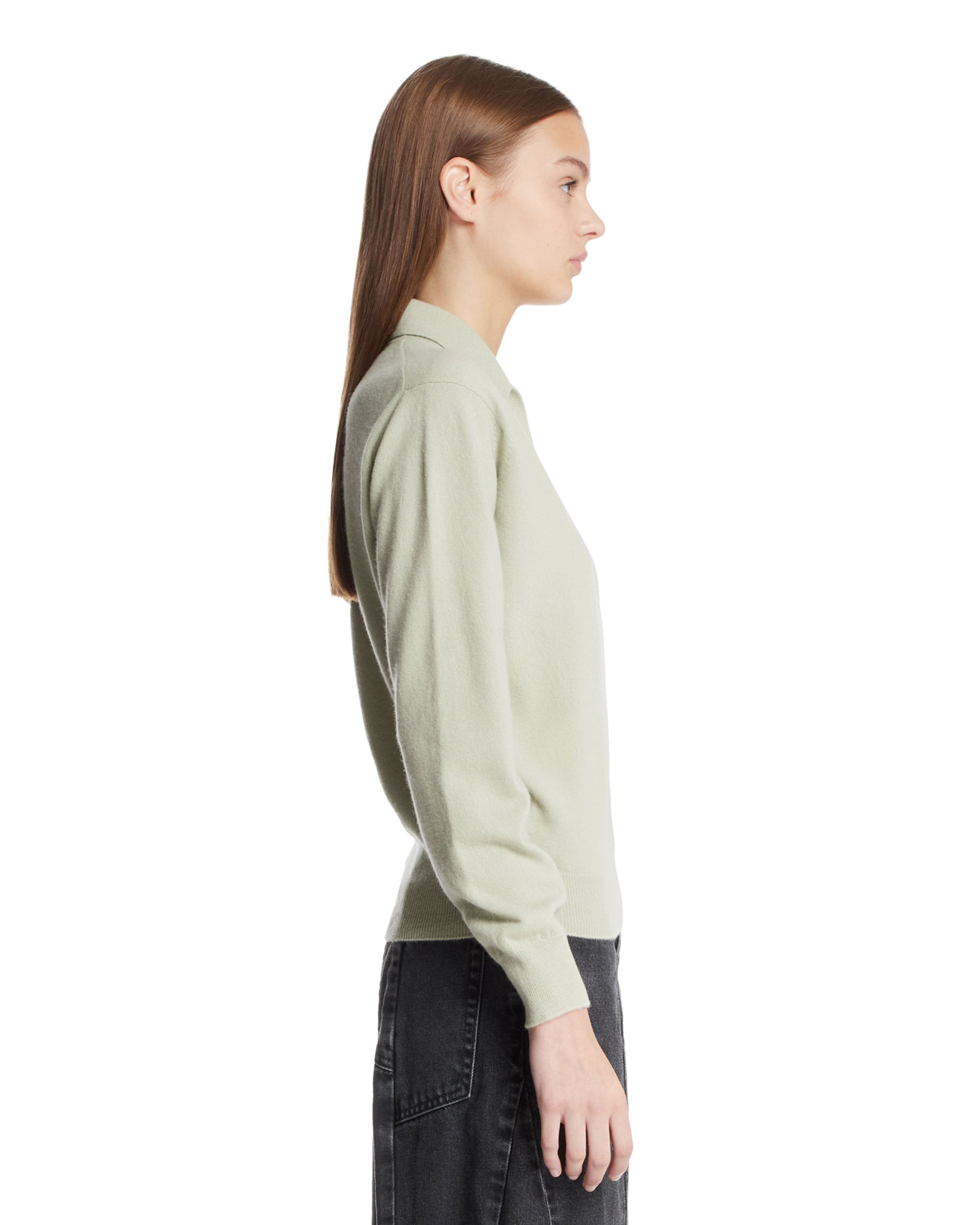 Green Long-Sleeve Polo - 5