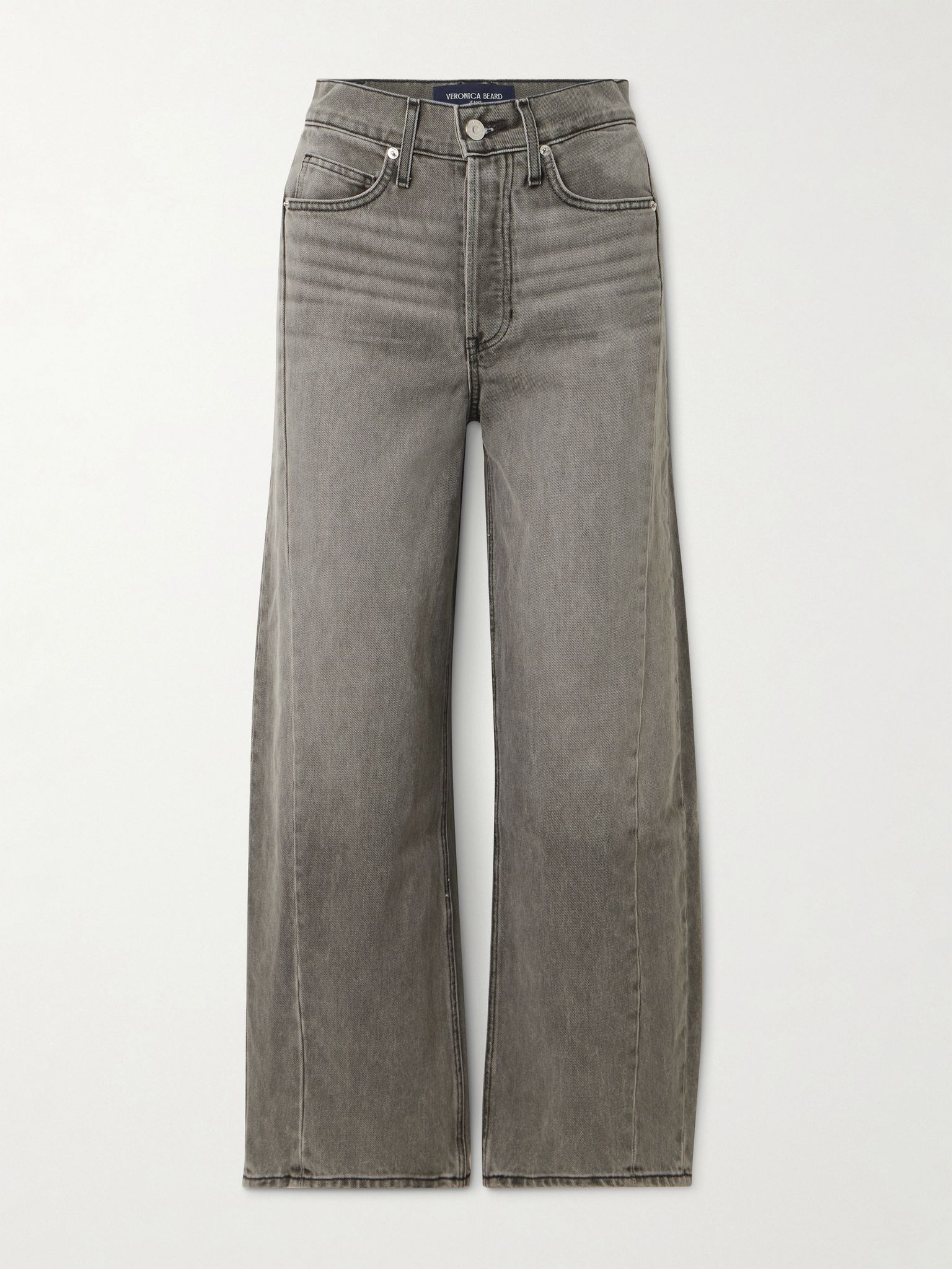 Ryder high-rise barrel-leg jeans Gray - 1