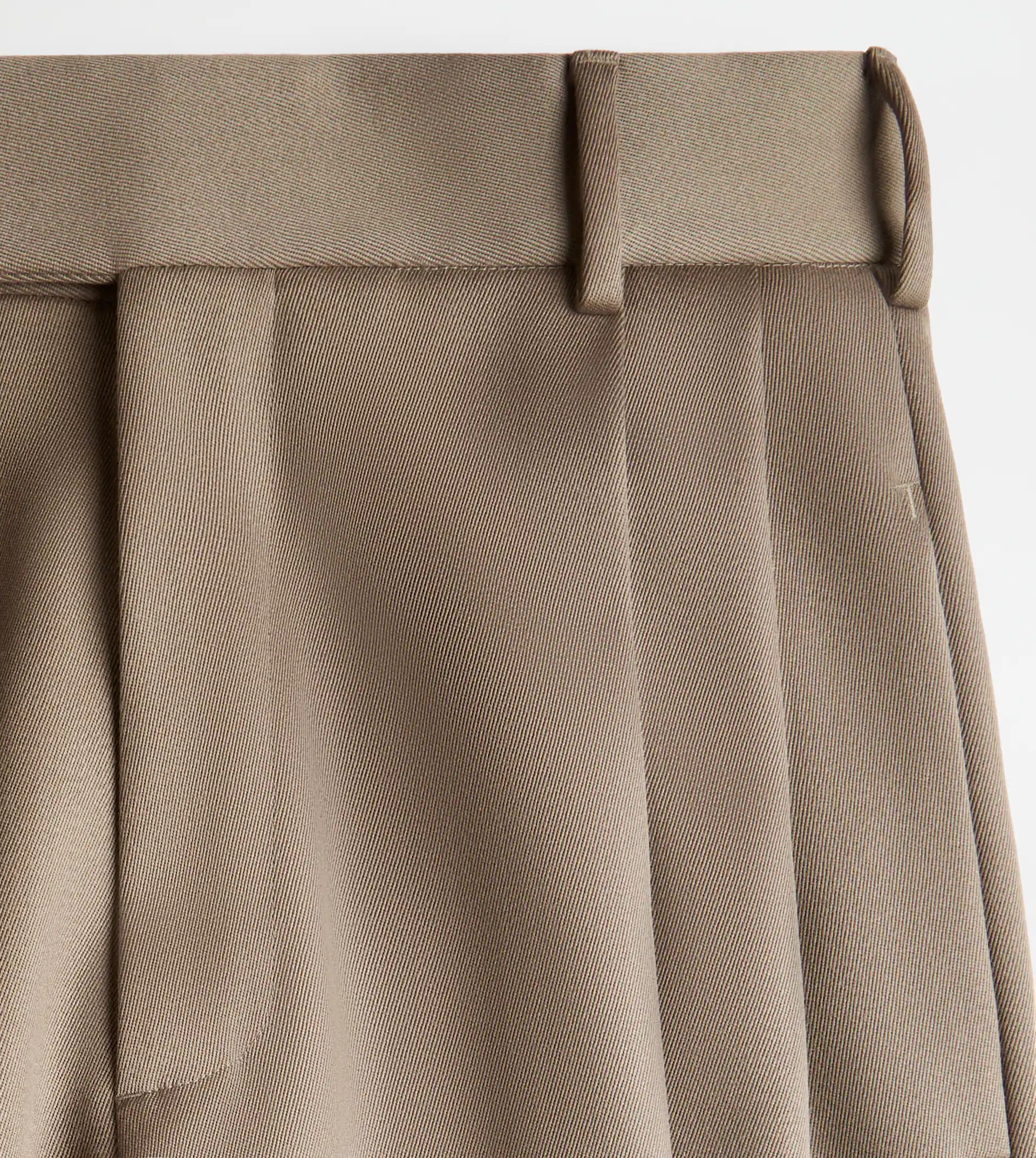 CARROT PANTS IN WOOL - BEIGE - 6