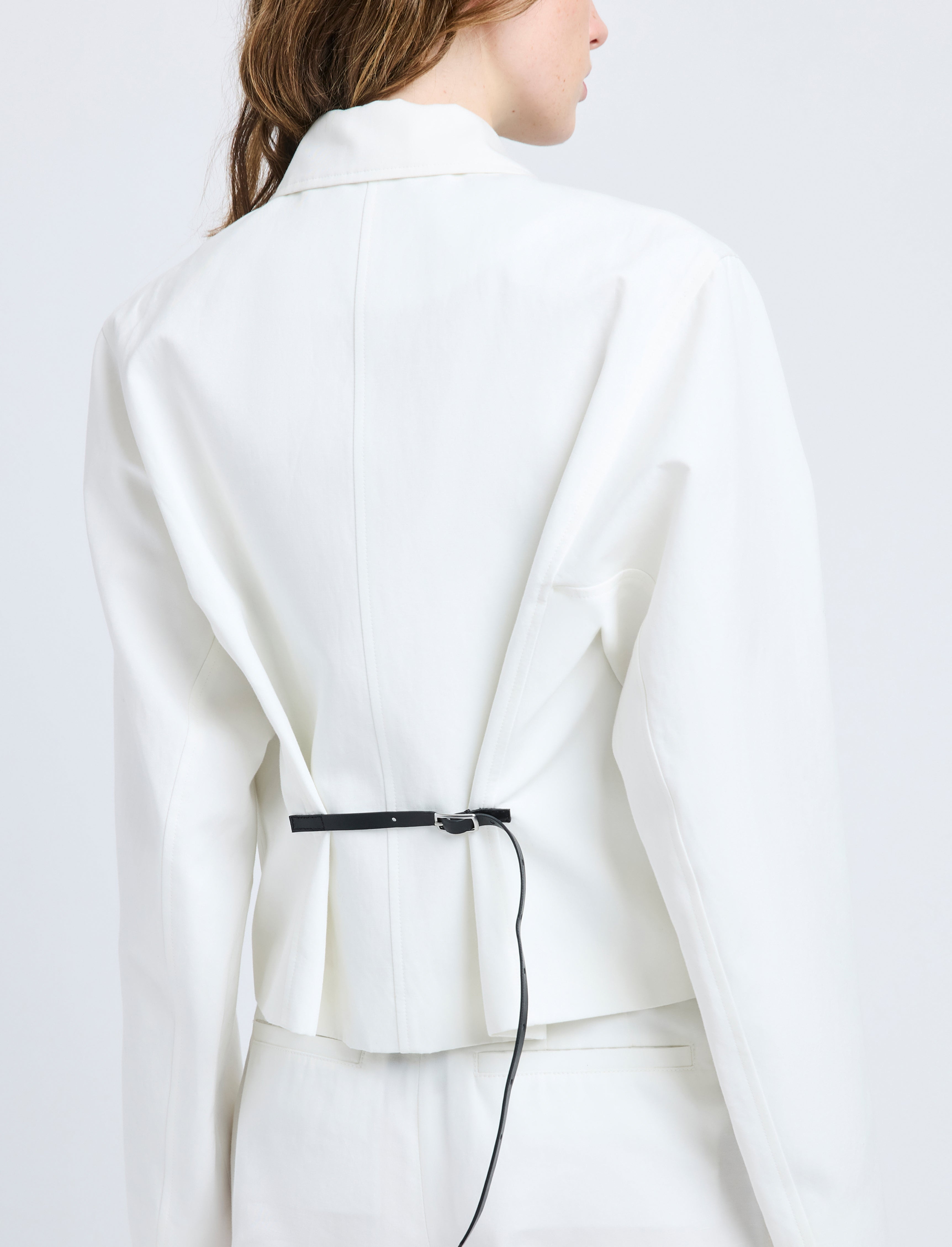 Thelma Jacket in Cotton Linen Suiting - 6