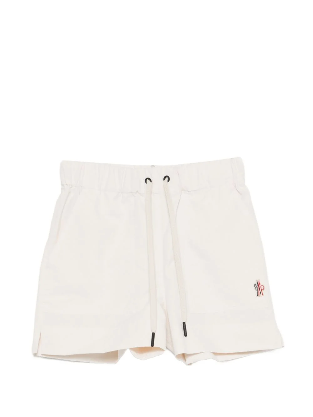 logo-patch drawstring shorts - 1