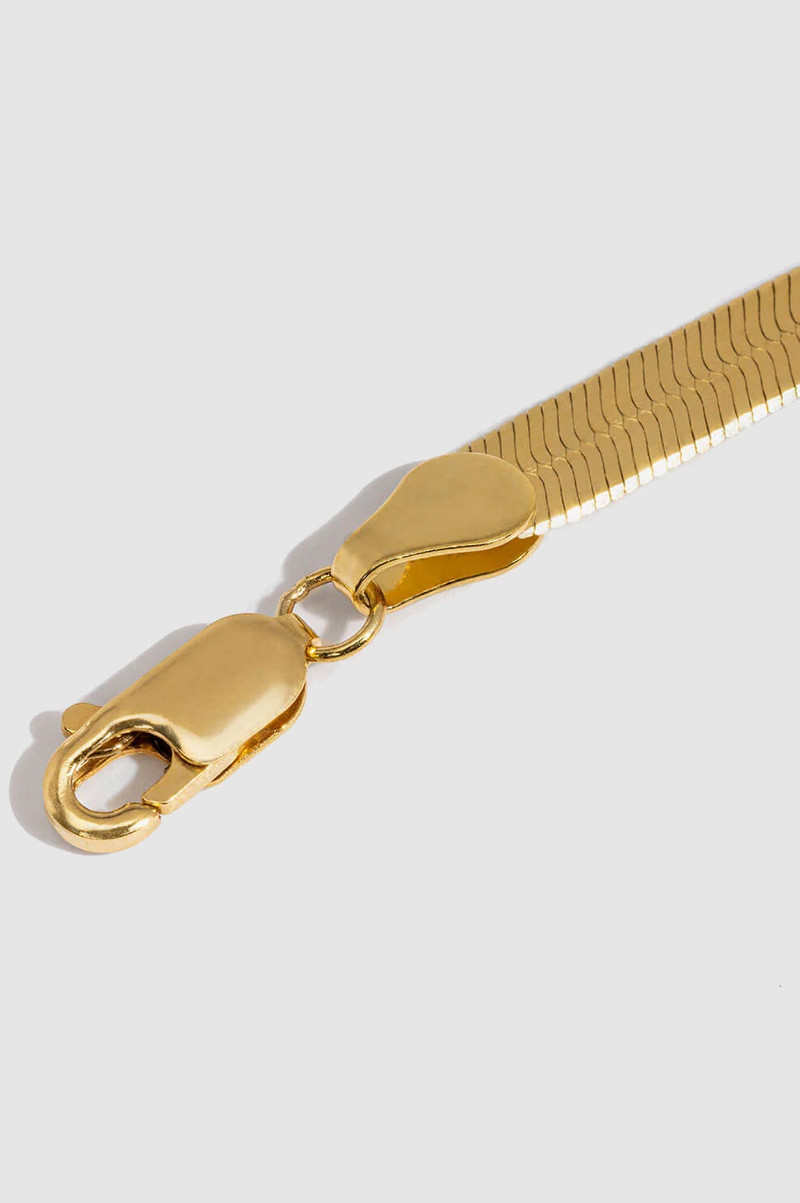 Ribbon Coil Necklace - 14k Gold 4