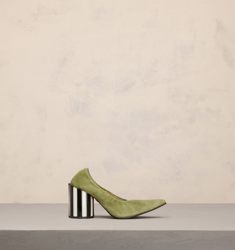 AMI Paris Pointed Toe Pleated Pumps outlook