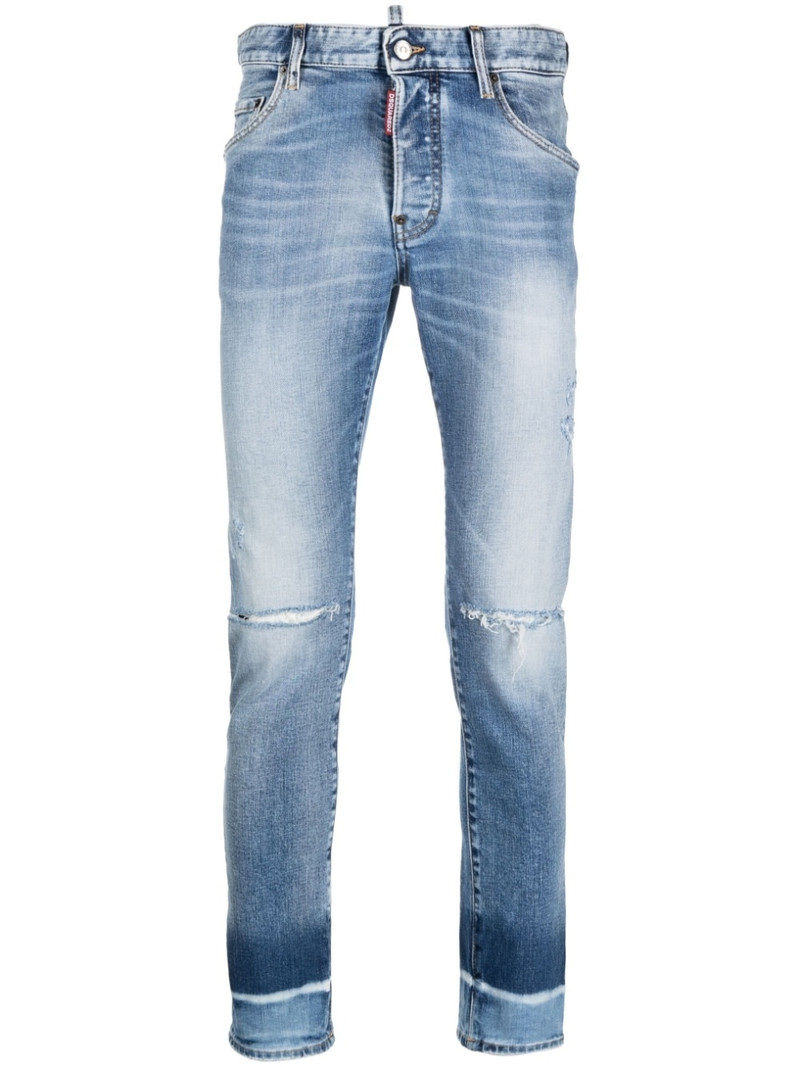 skinny washed denim jeans 1