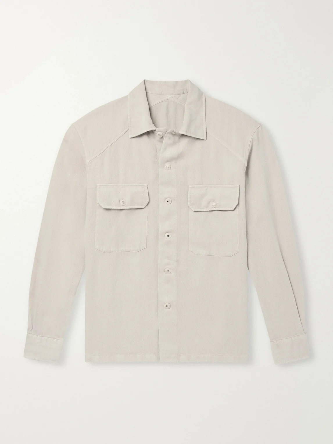 Cotton and Linen-Blend Shirt - 1