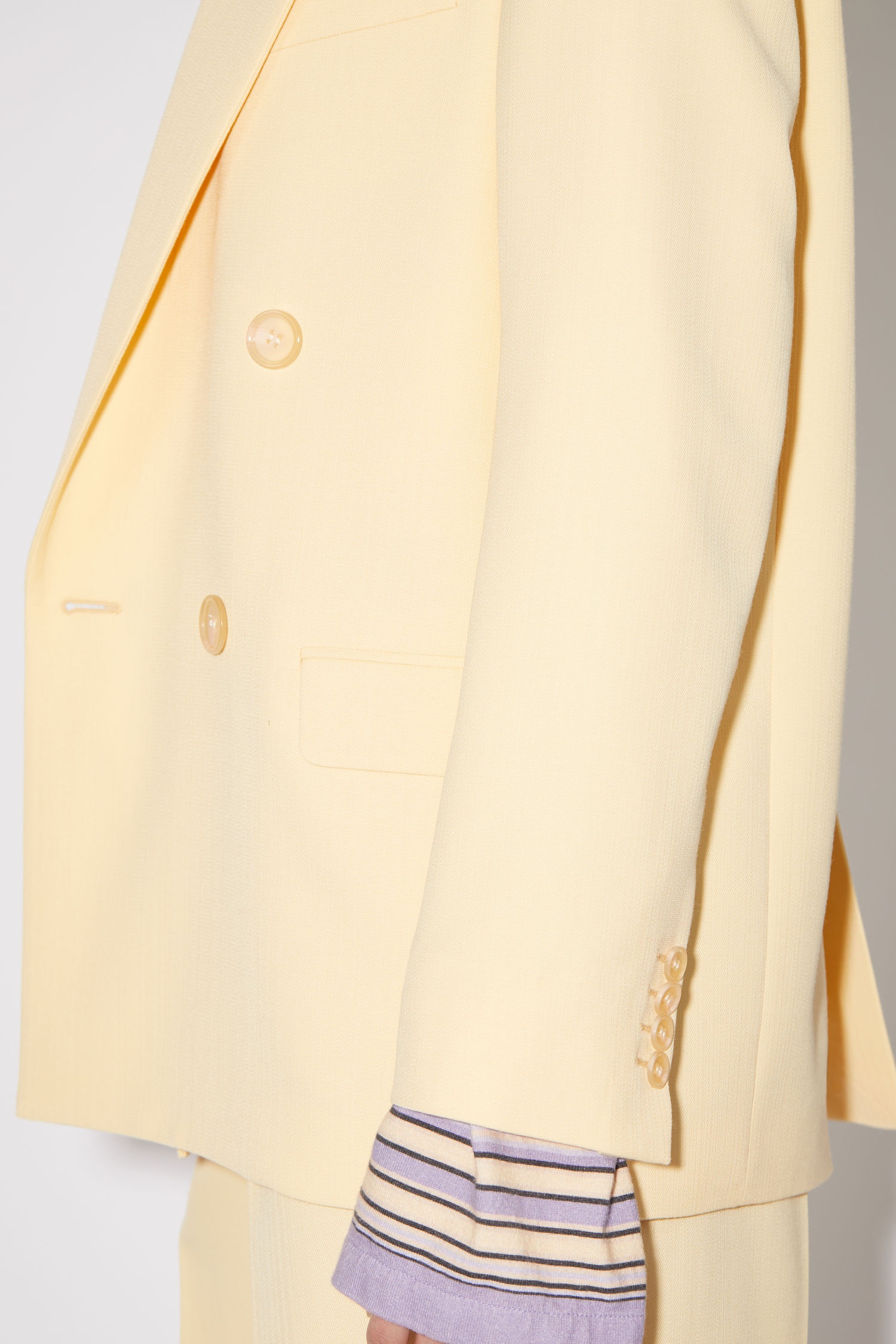 Tailored suit jacket - Vanilla yellow - 6