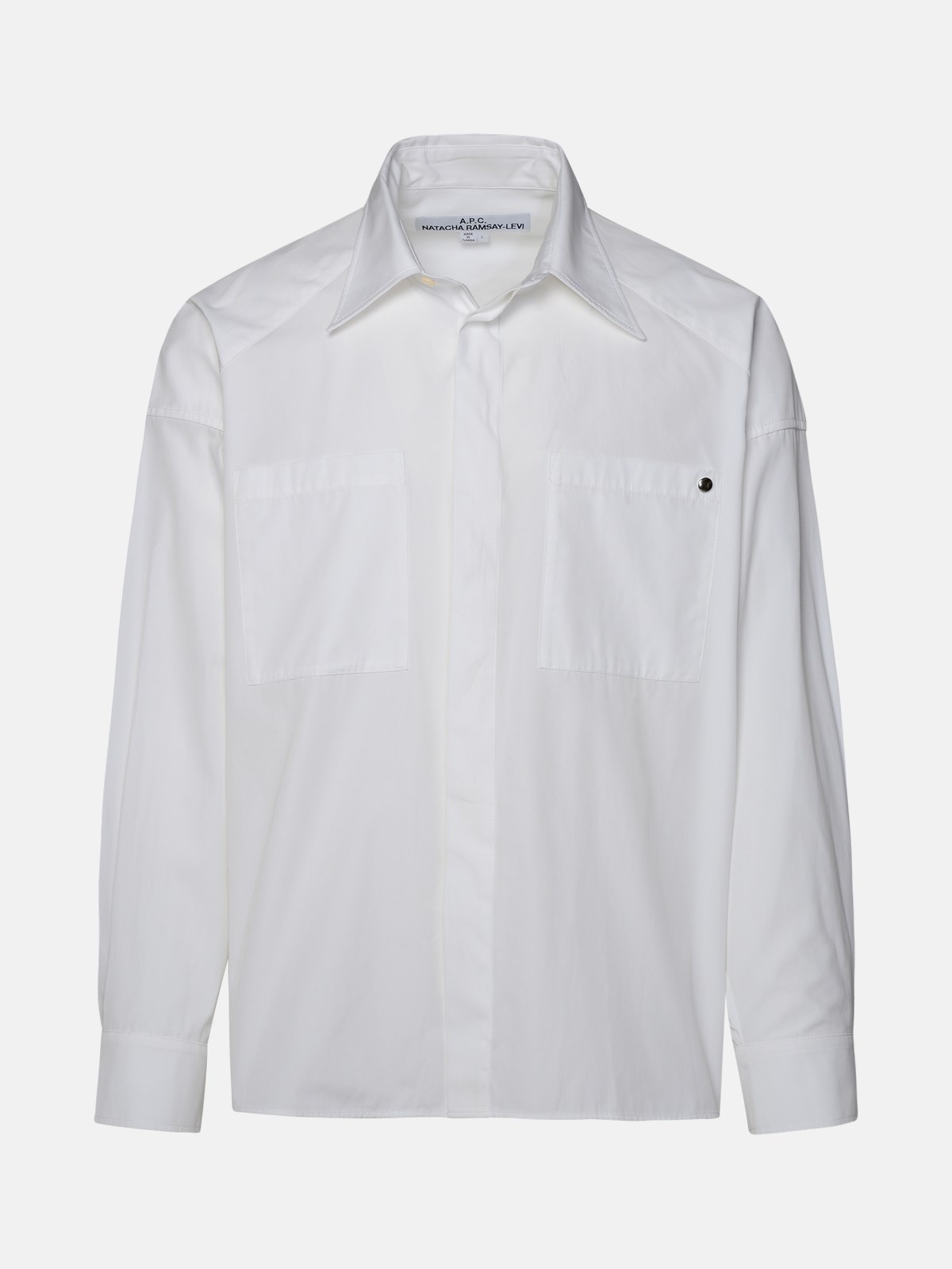 WHITE COTTON SHIRT - 1