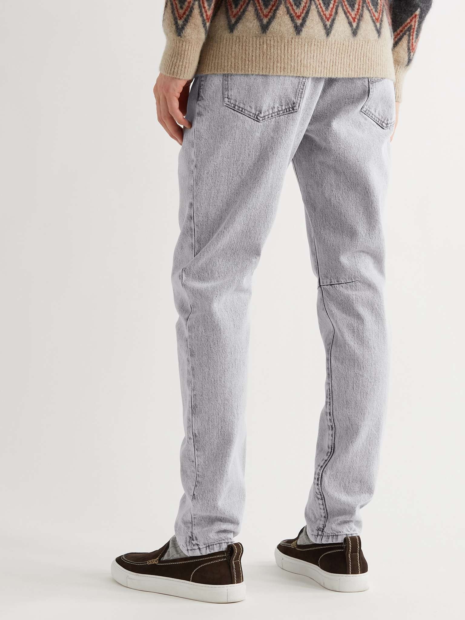 Slim-Fit Tapered Denim Jeans - 4