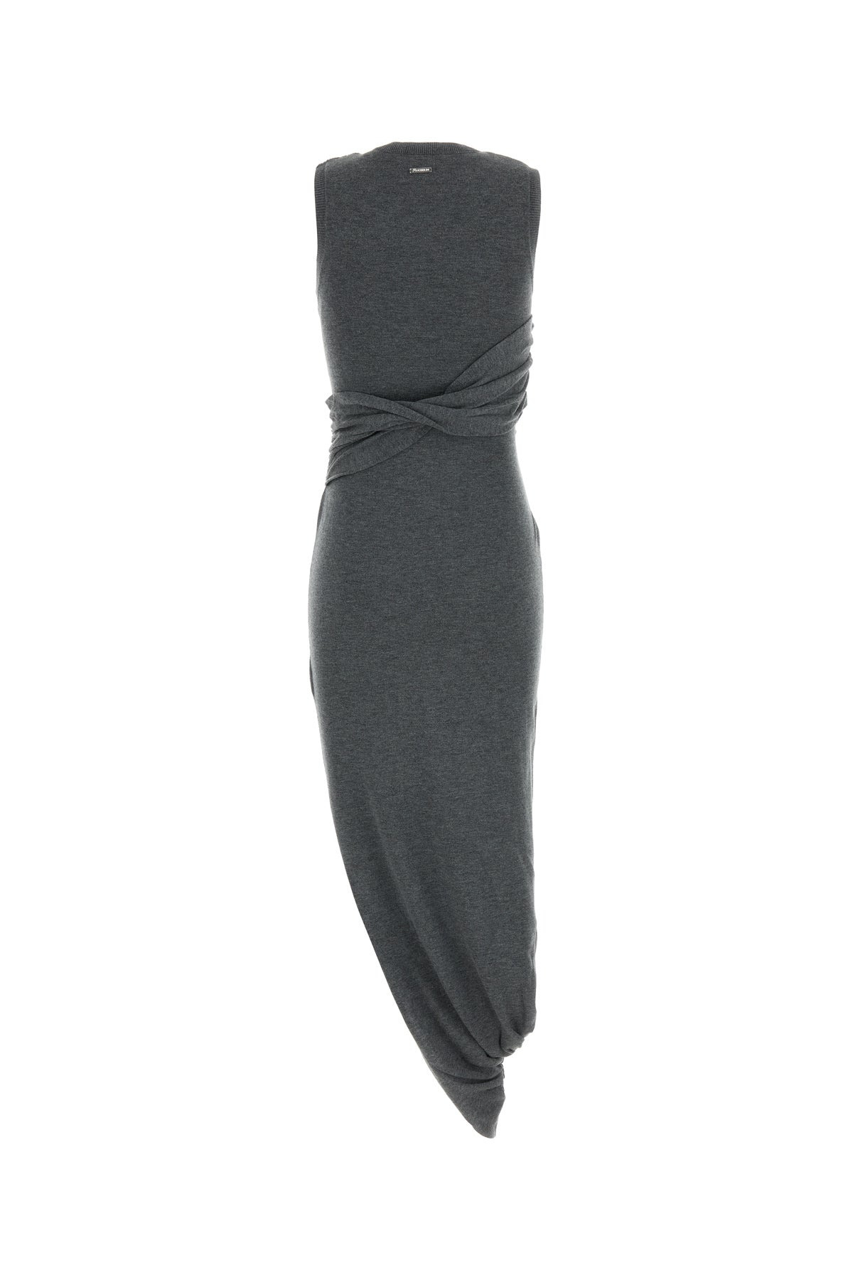 Grey jersey dress - 2