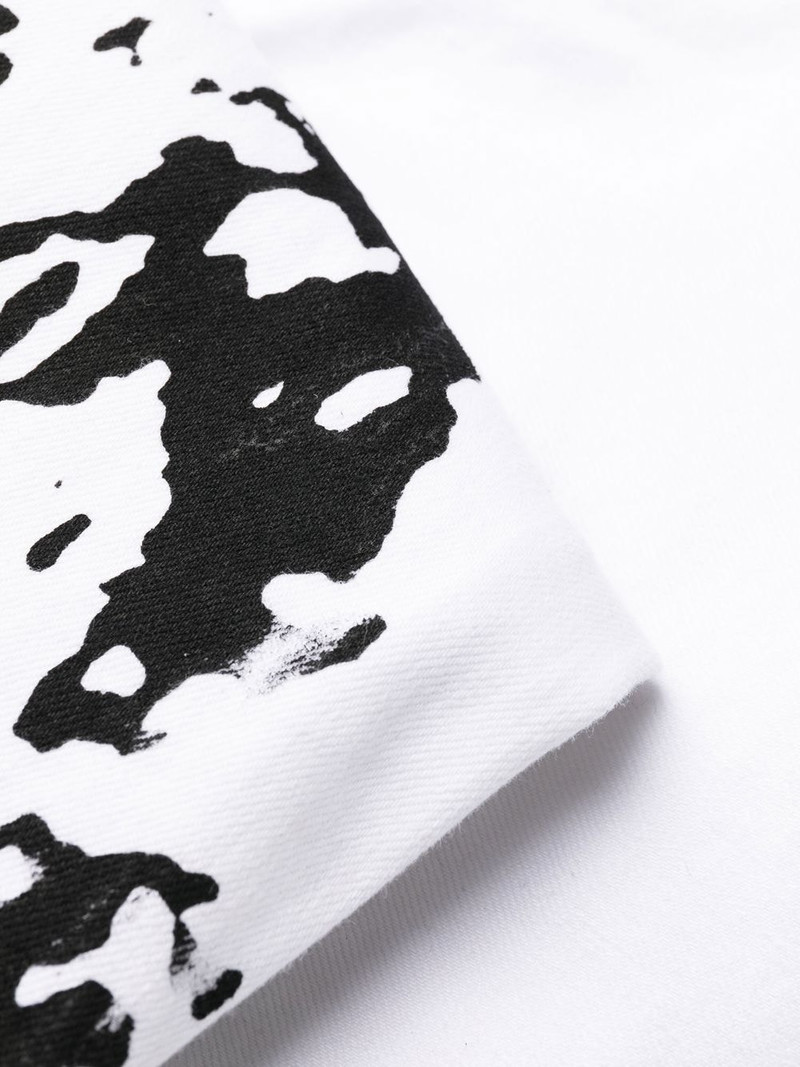 graphic-print slim-cut jeans 7