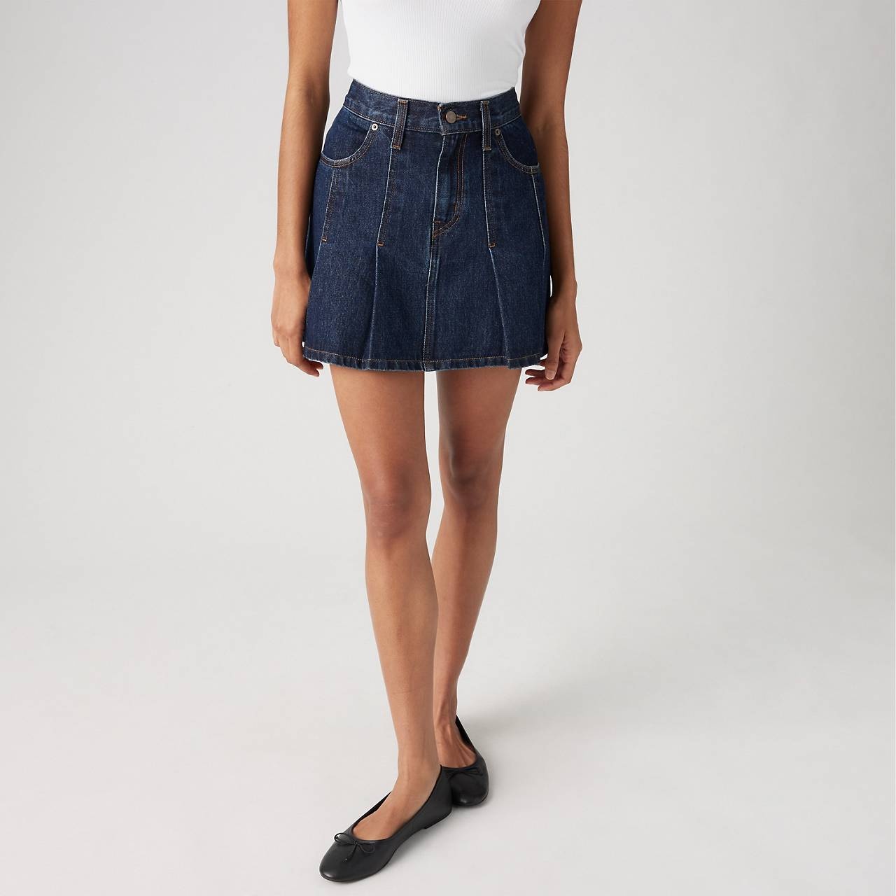 PLEATED MINI SKIRT - 6