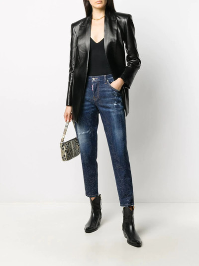 DSQUARED2 distressed low-rise jeans outlook