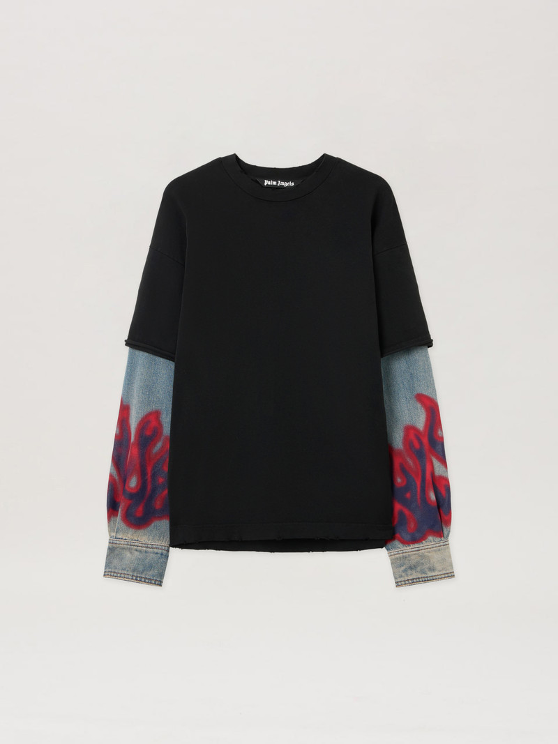 Flames Hybrid Shirt L/S 1