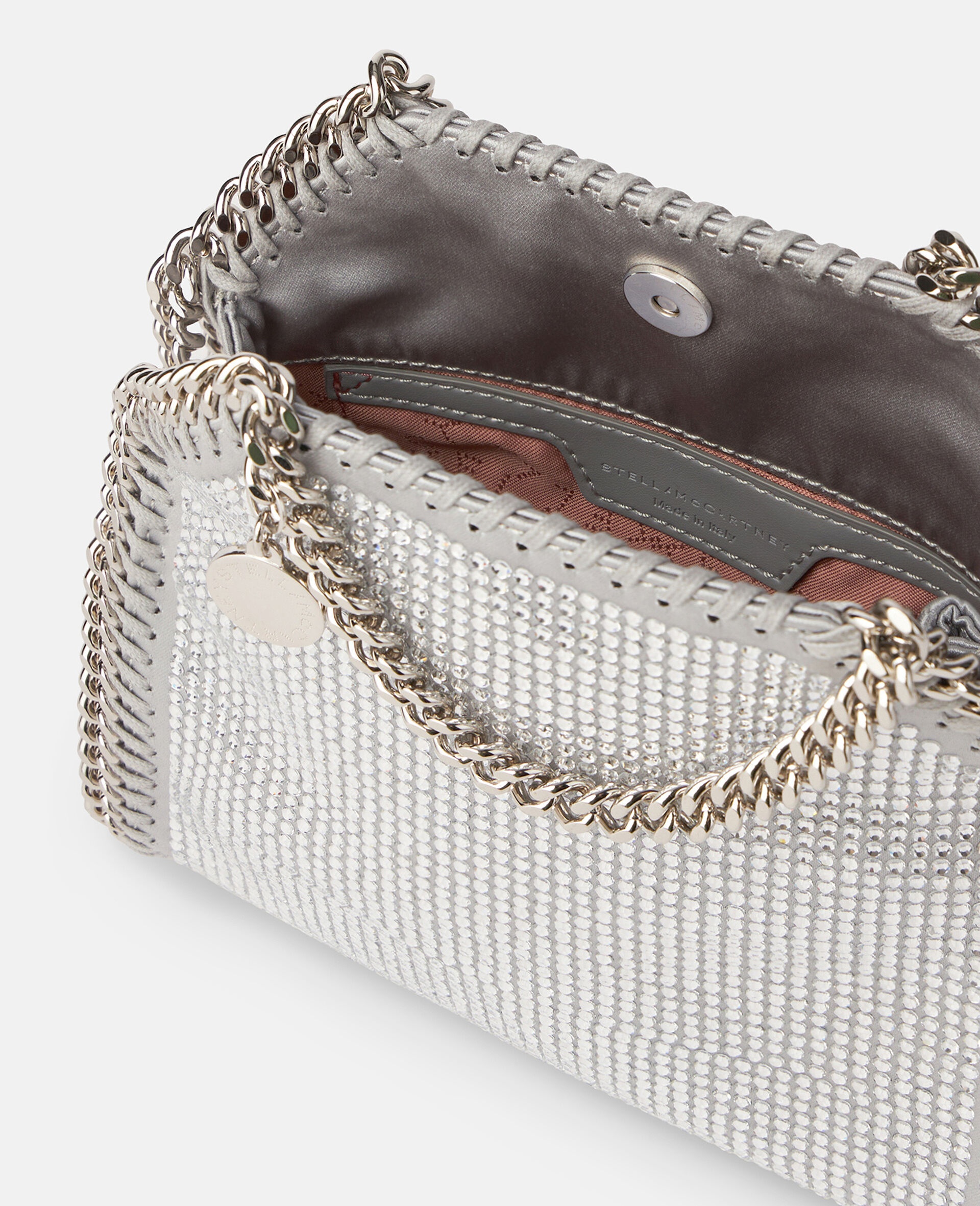 Falabella Crystal Mesh Mini Tote Bag - 4