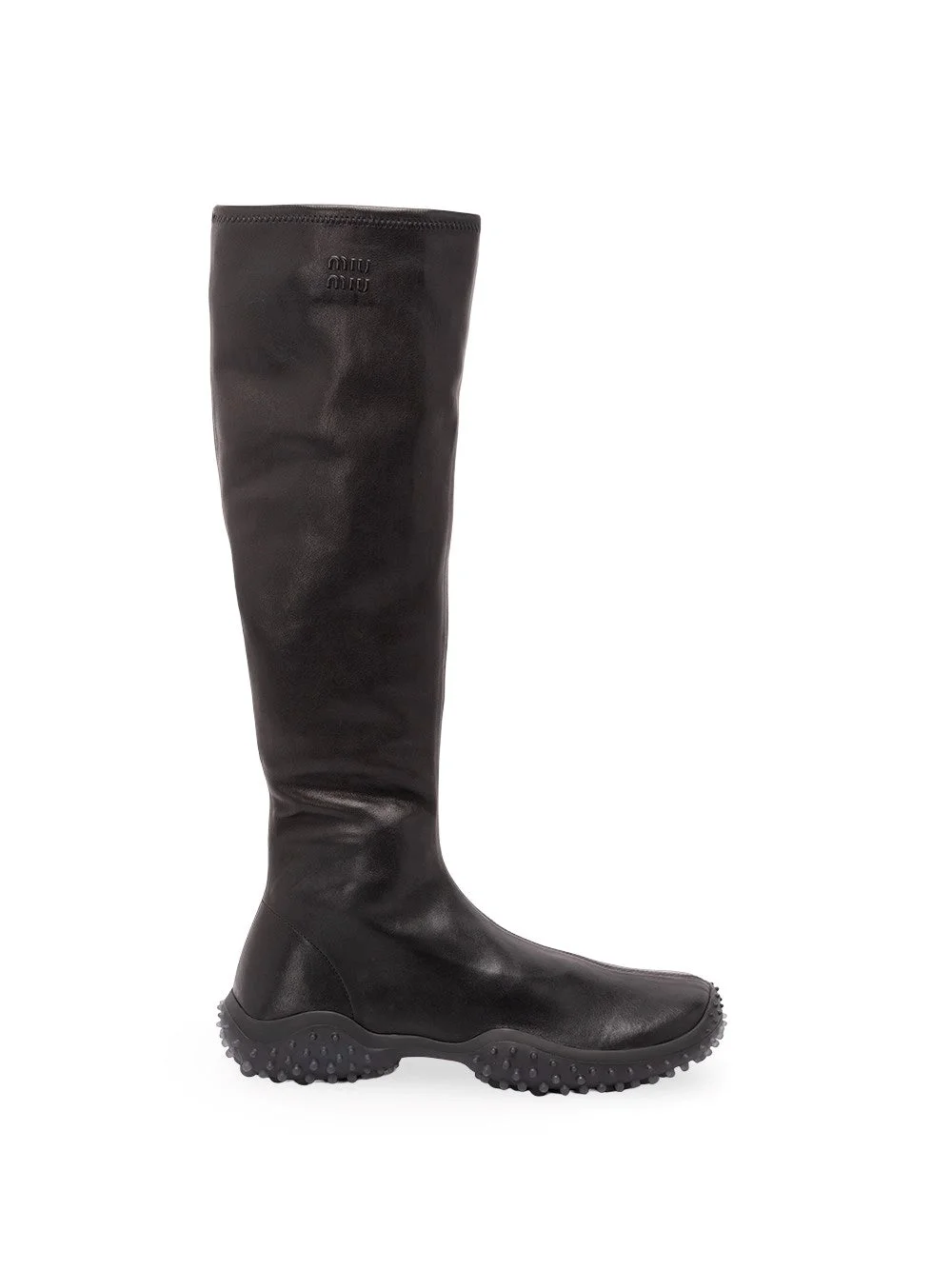 Miu Miu Women Stretch Leather Boots - 1
