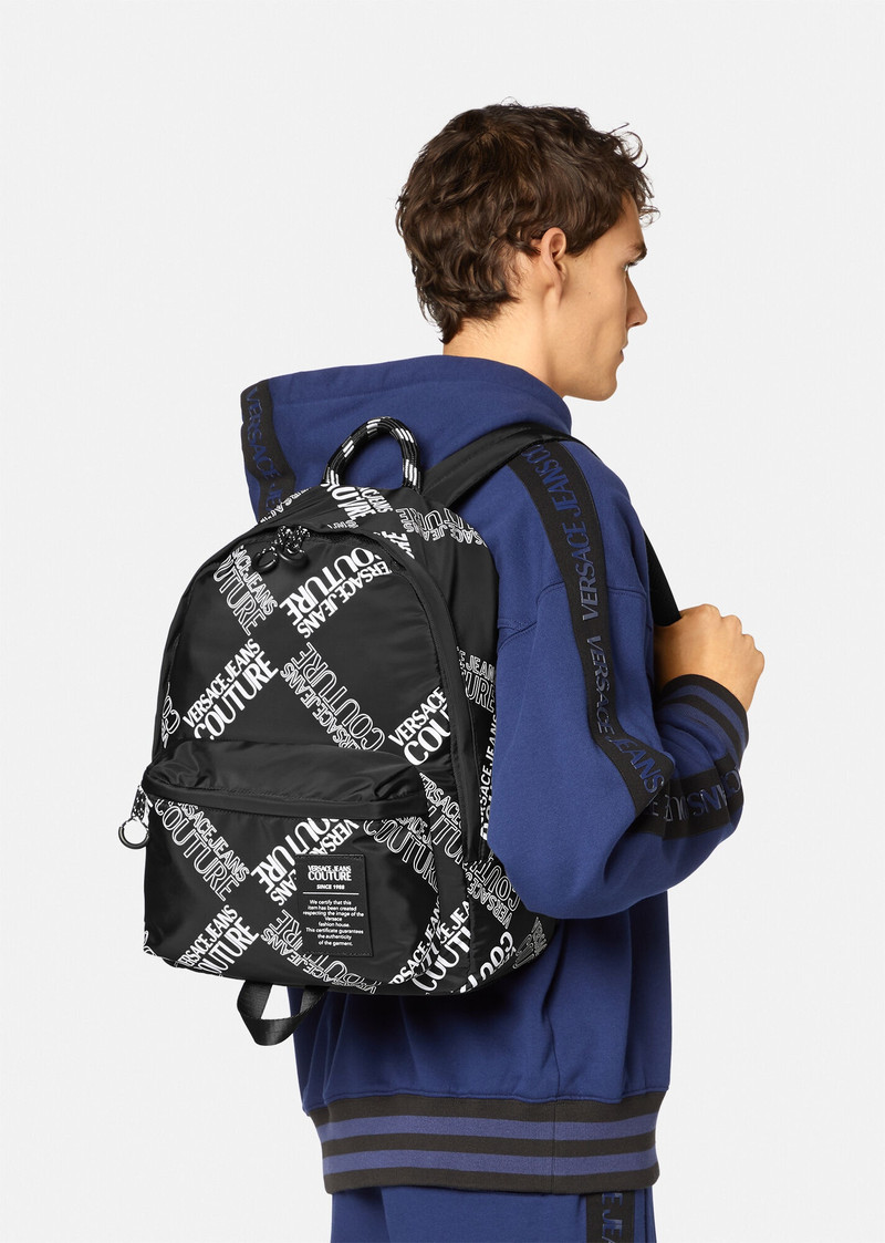 Logo Check Backpack 5