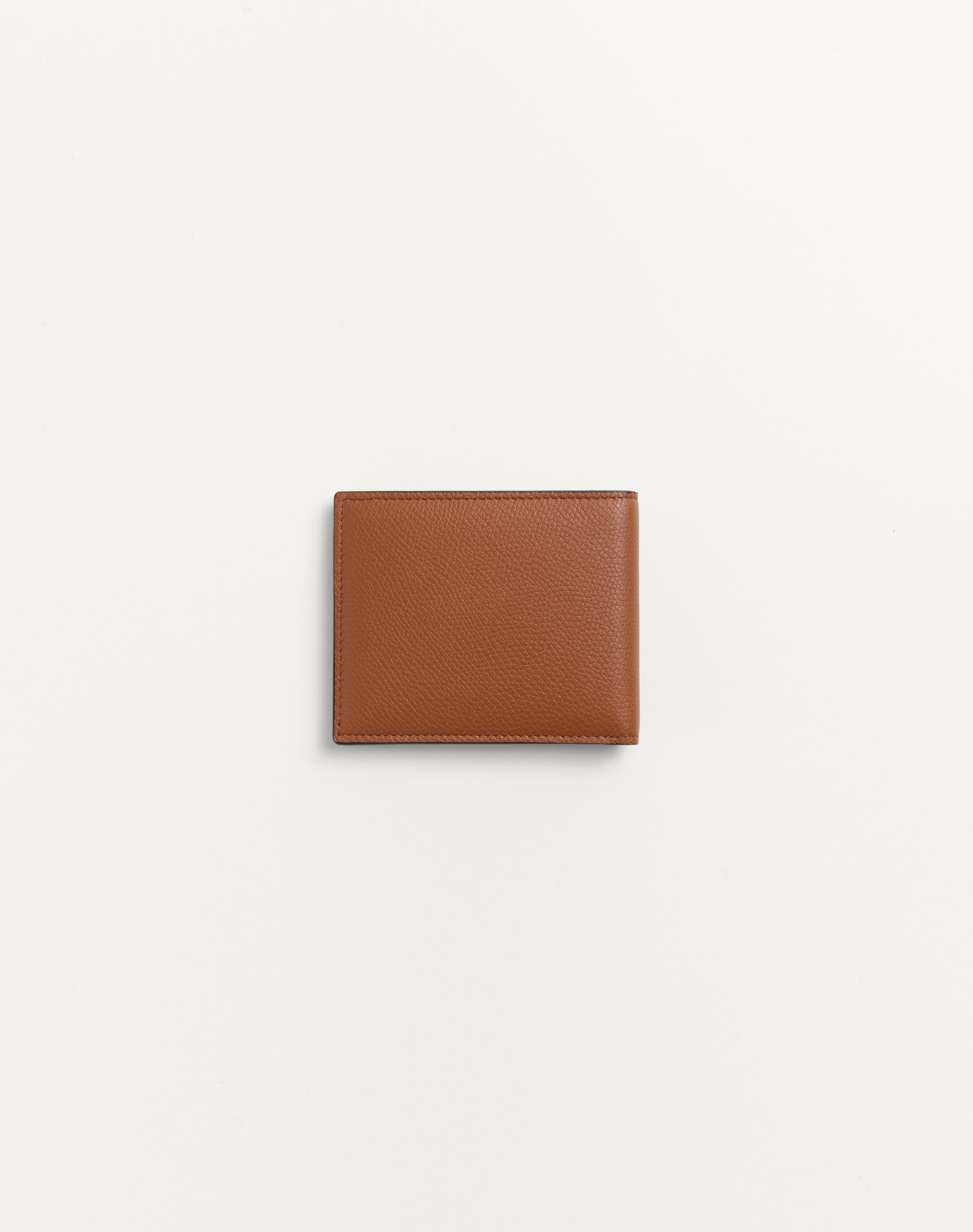 VLOGO SIGNATURE GRAINY CALFSKIN WALLET - 3