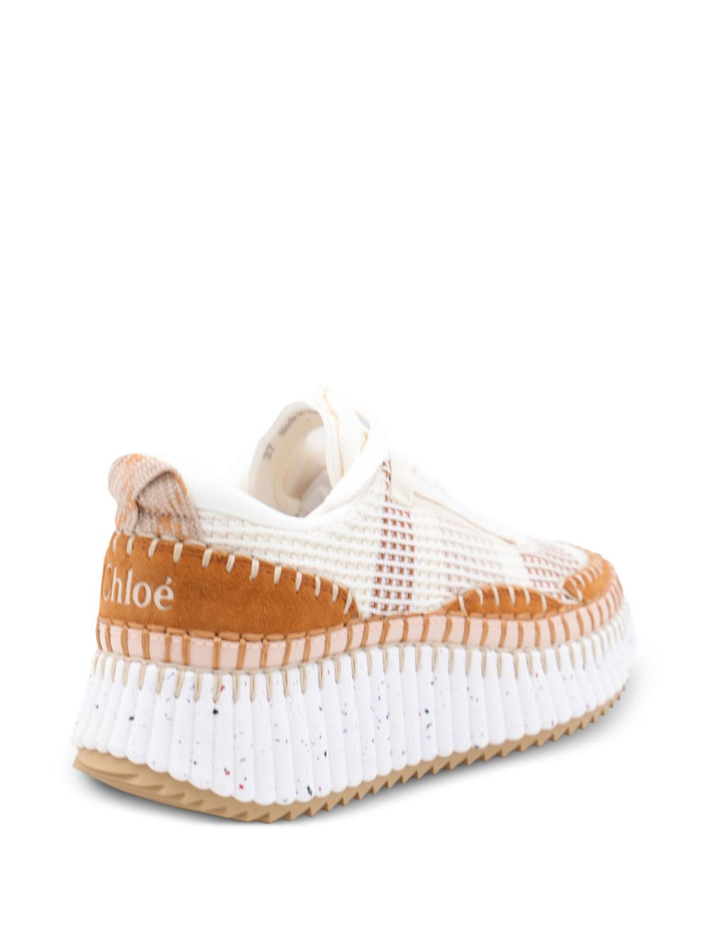 Nama textured-sole lace-up sneakers - 4