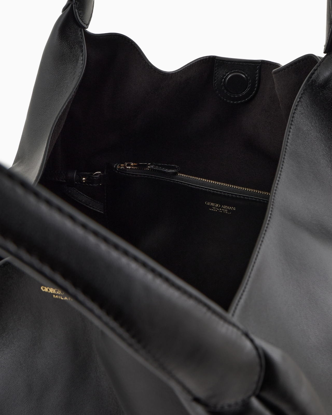 LARGE NAPPA LEATHER HOBO BAG - 4