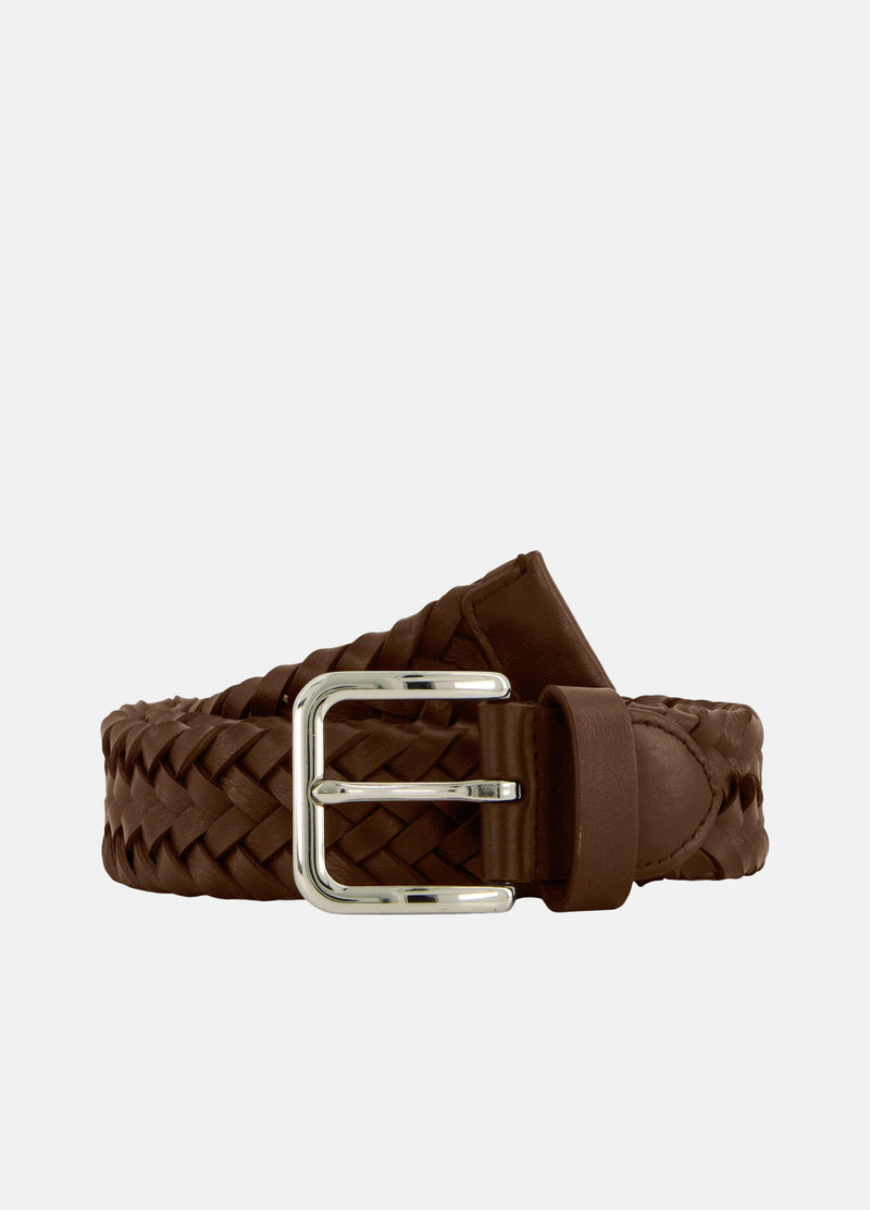 Men's Alex 35mm Woven Leather Belt 1