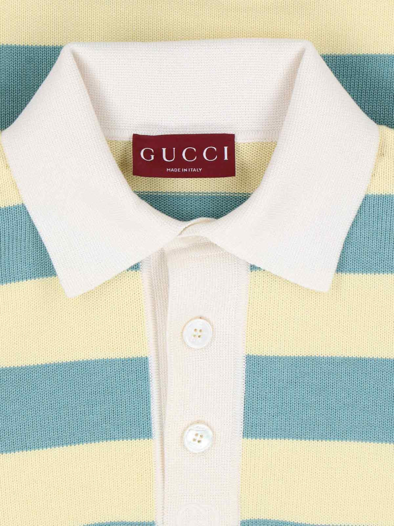 GUCCI STRIPED POLO SHIRT outlook