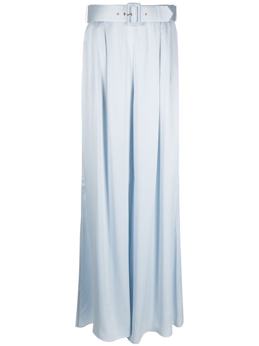 belted wide-leg trousers - 1