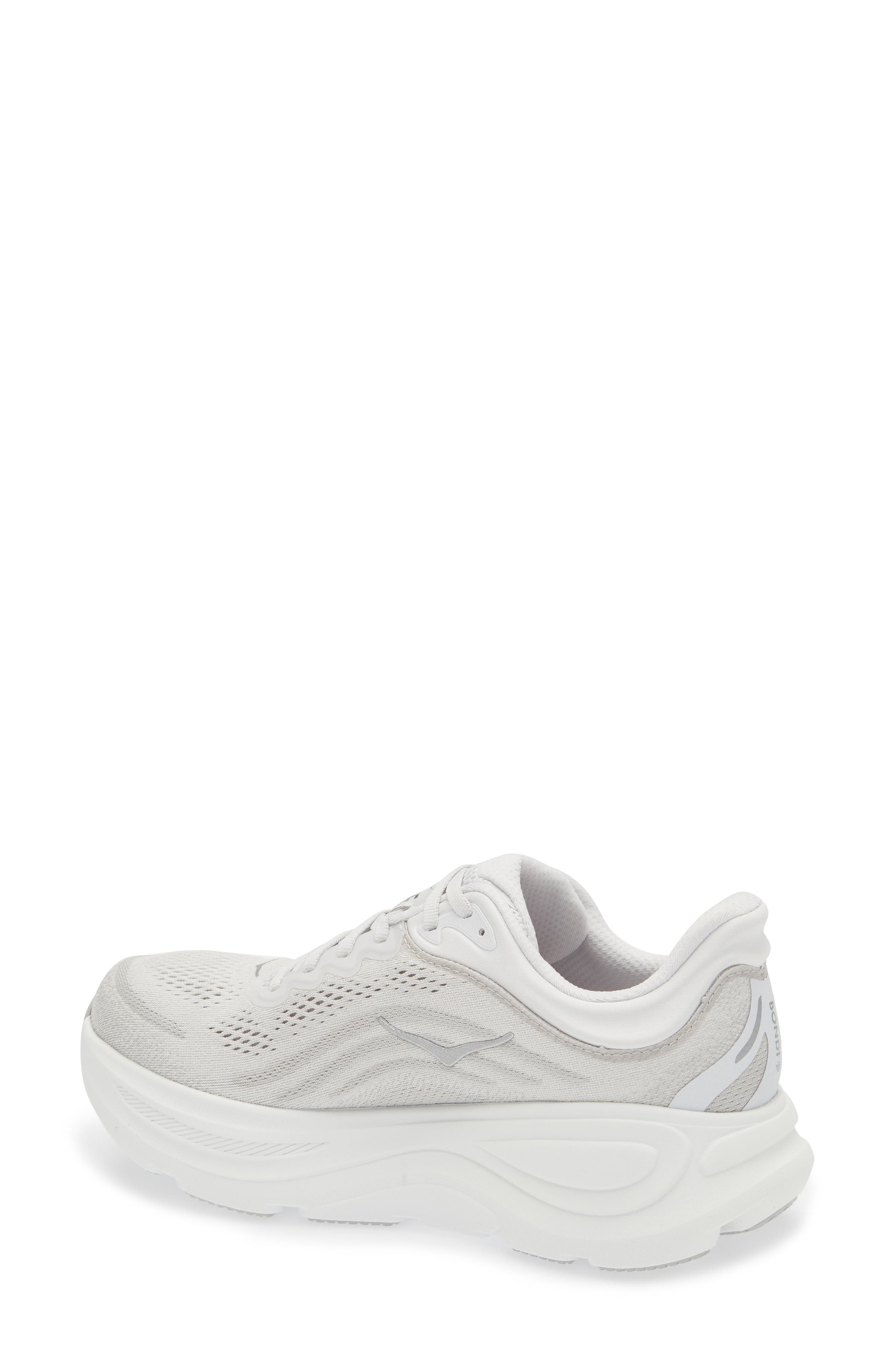 HOKA Bondi 9 Running Shoe in Stardust /Silver at Nordstrom - 2