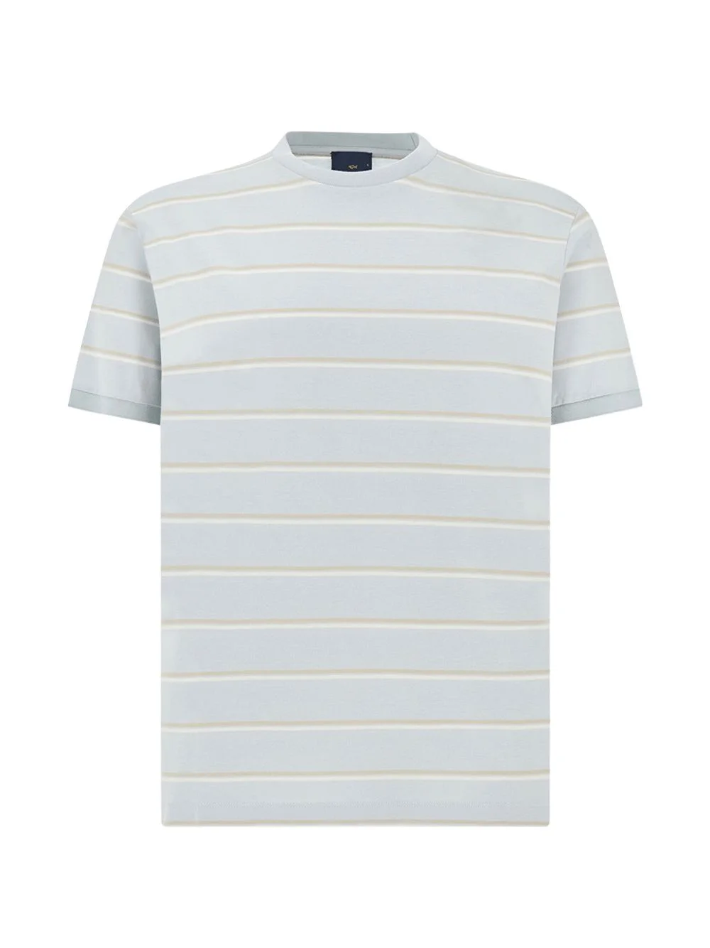 stripe pattern T-shirt - 1