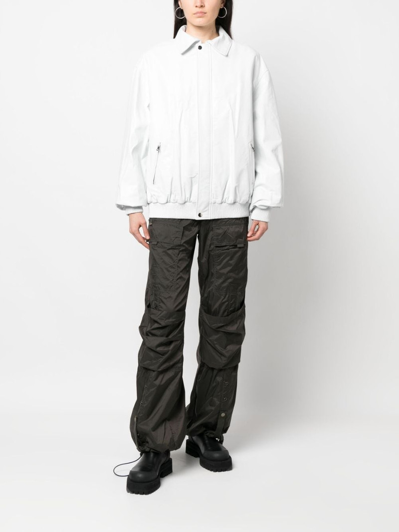 MANOKHI leather bomber jacket outlook