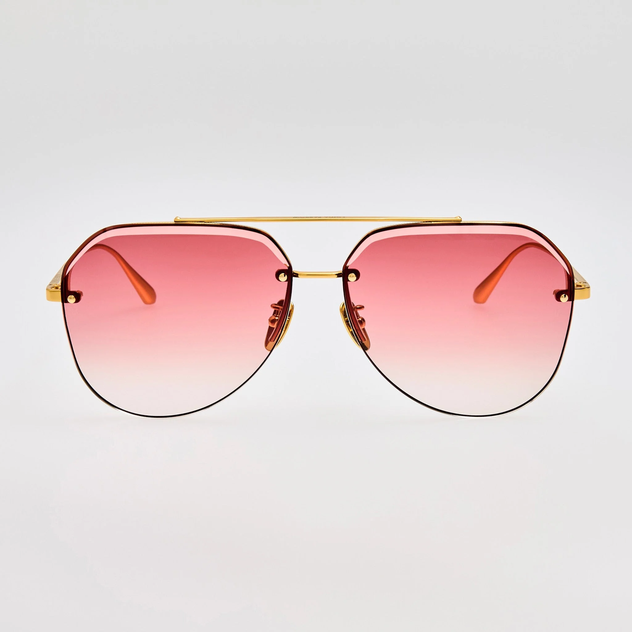 Quynh Sunglasses in Red and Gold - 1