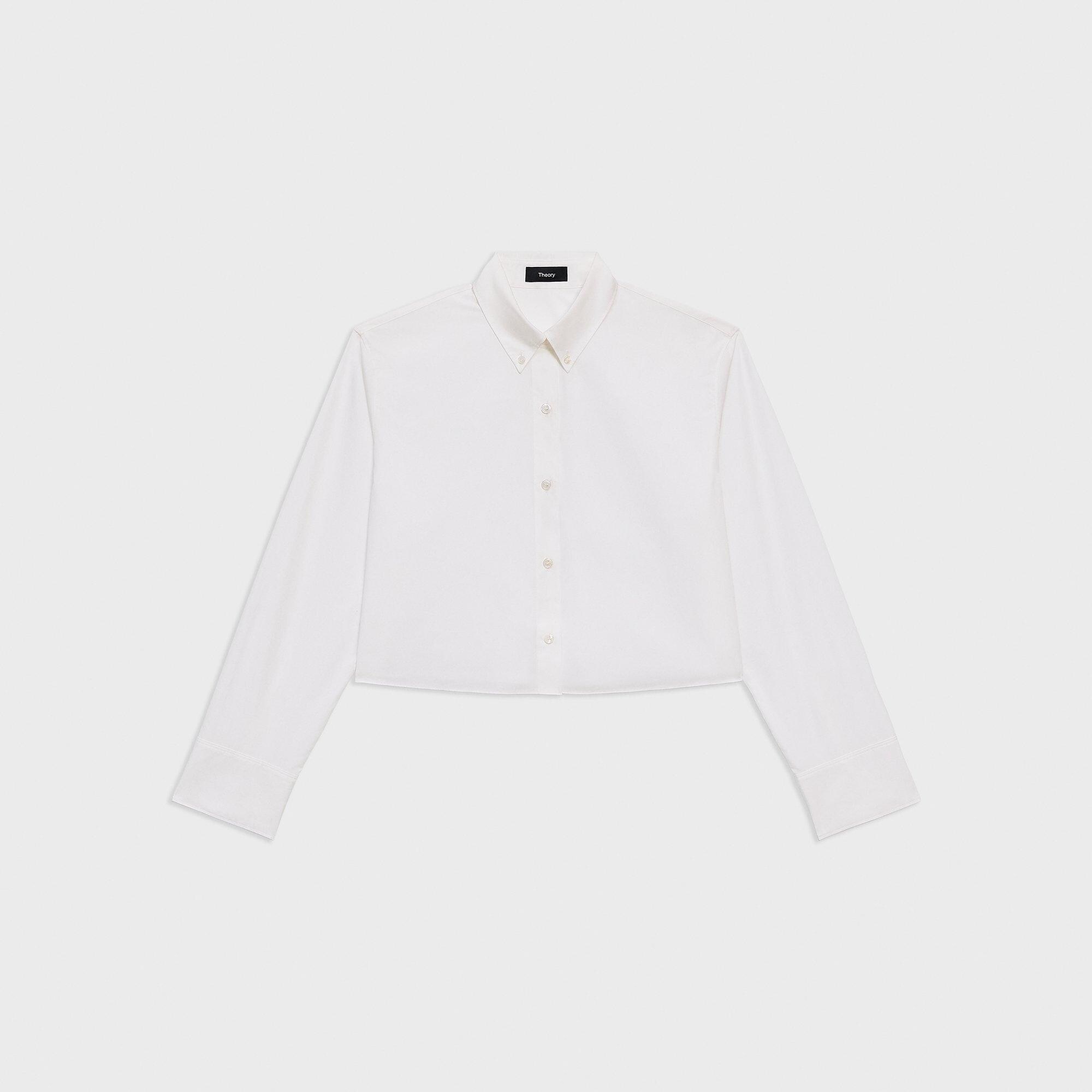 Cropped Shirt in Good Cotton - 1