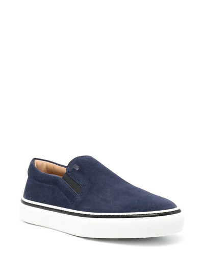 Tod's contrast-trim slip-on sneakers outlook