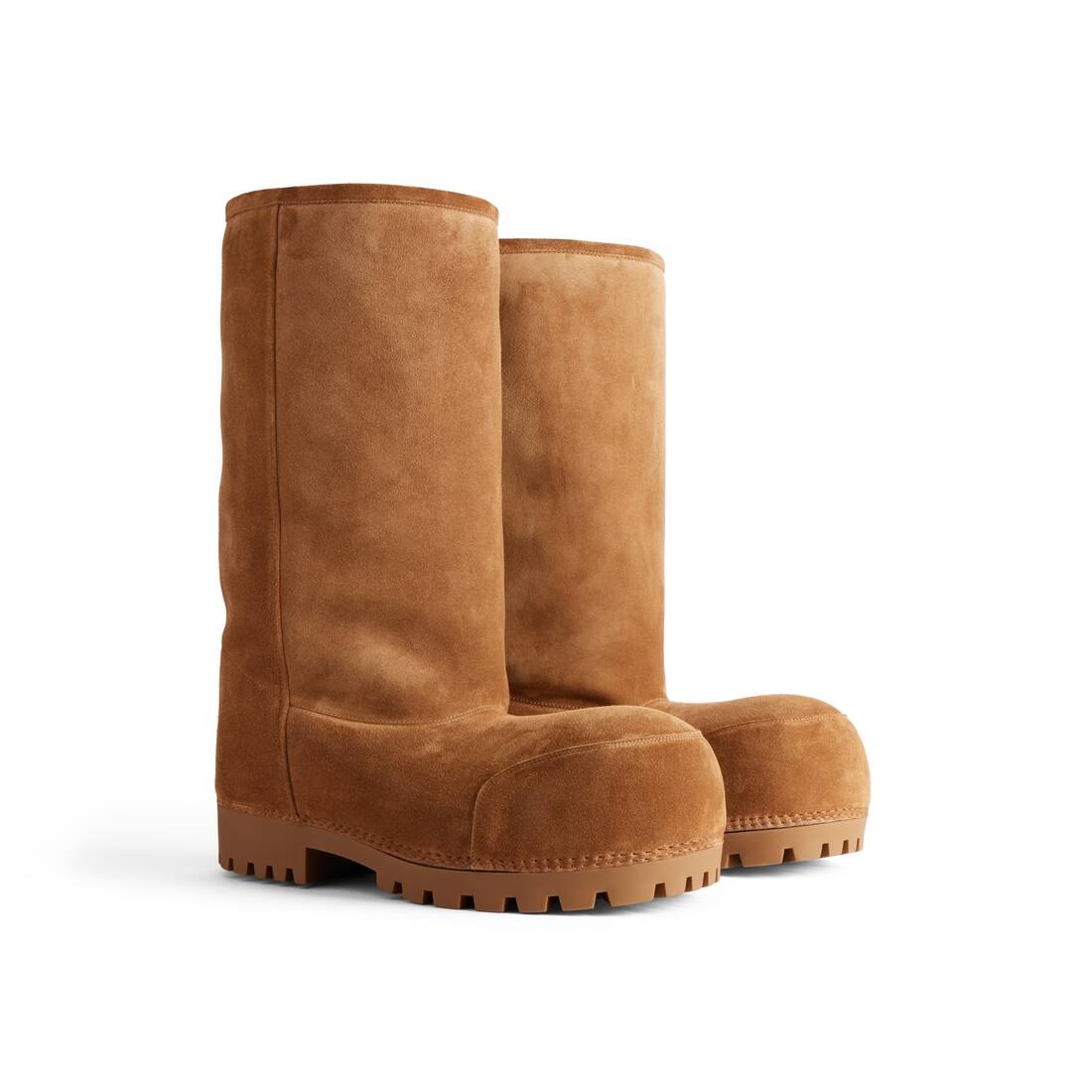 Men's Alaska Fur High Boot in Brown - 2