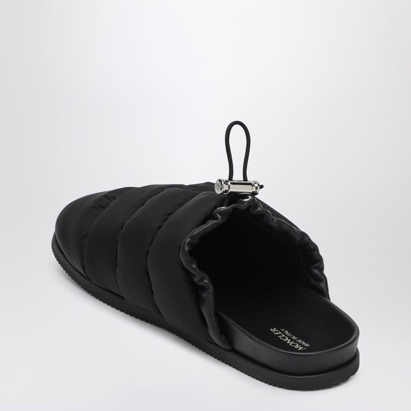 Moncler Black Nylon Mule Mon Pocket Women - 2